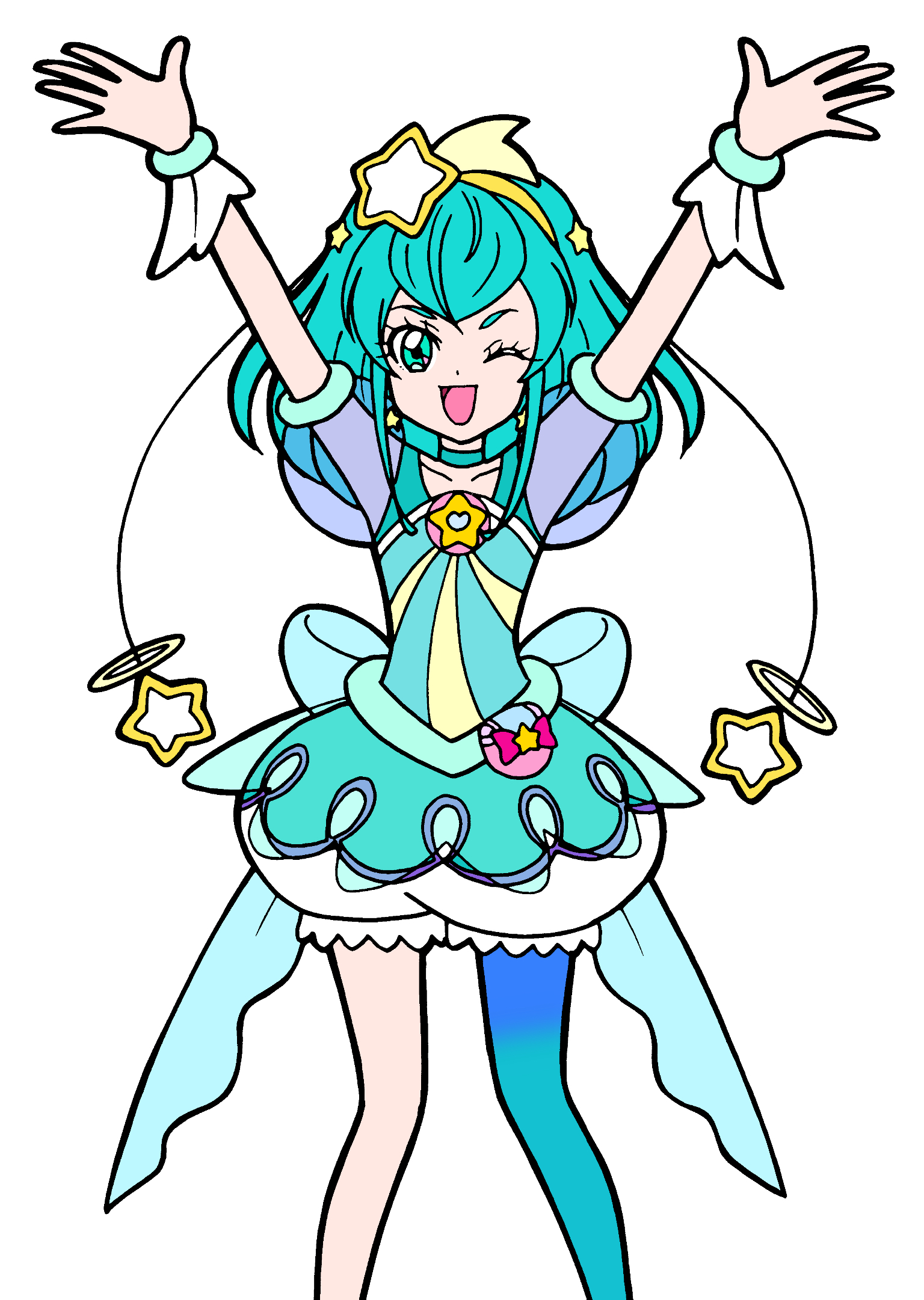 Cure Milky Hagoromo Lala Image by Masami (Mangaka) 3900814