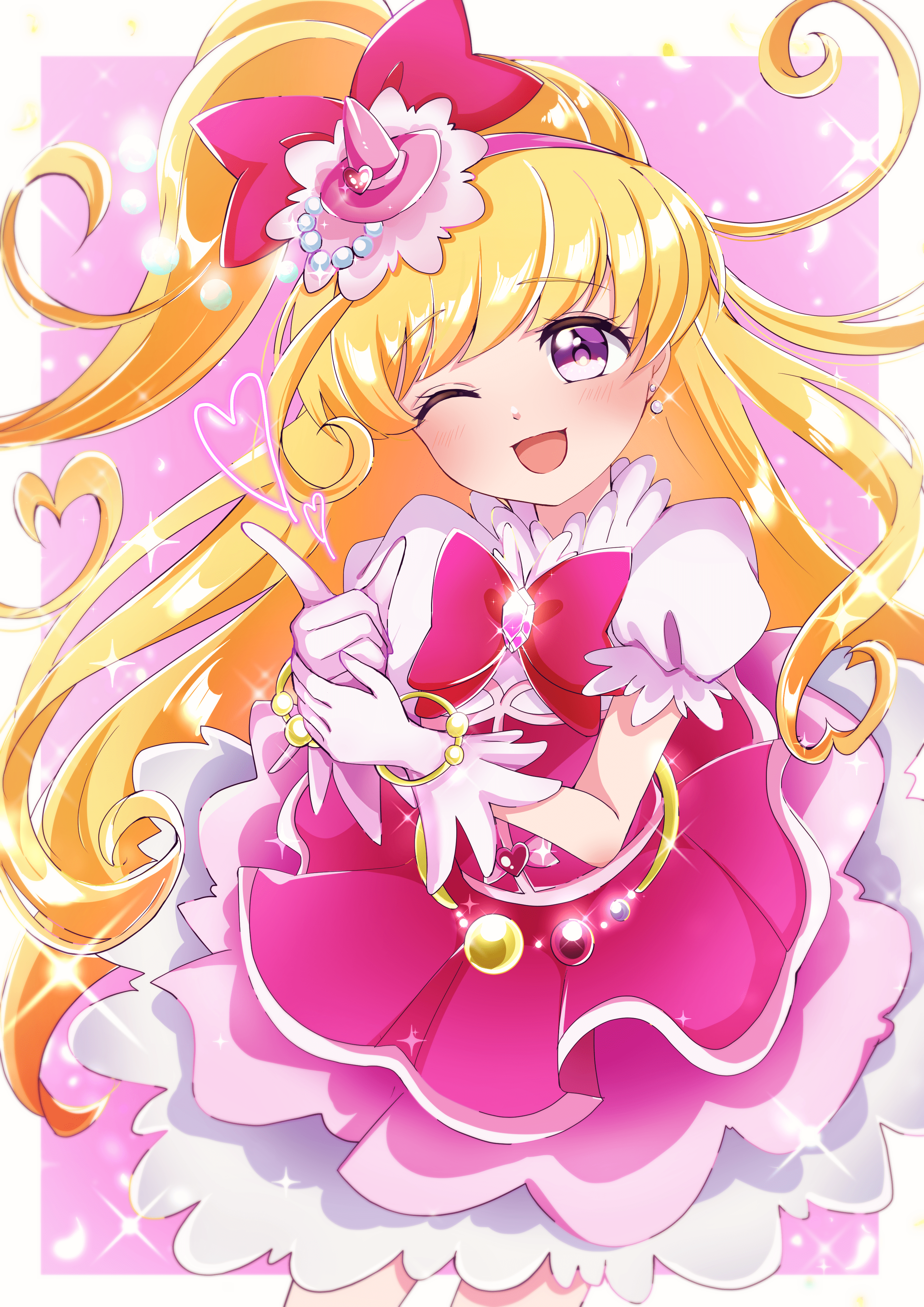 Cure Miracle Asahina Mirai Mobile Wallpaper by mofuumoff 4591278