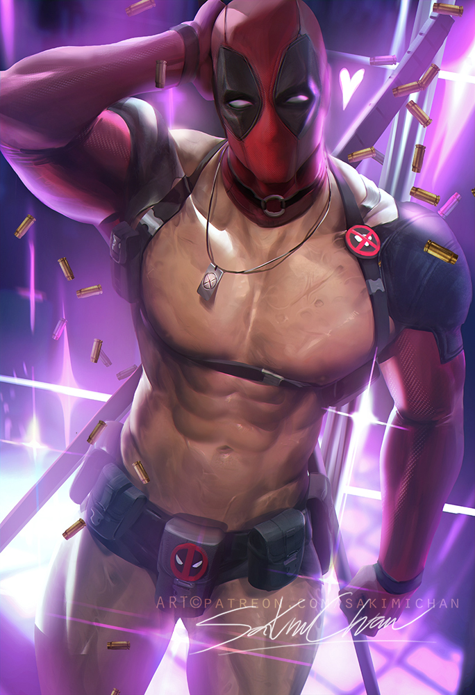 Deadpool Marvel Image By Sakimichan 2345303 Zerochan Anime Image