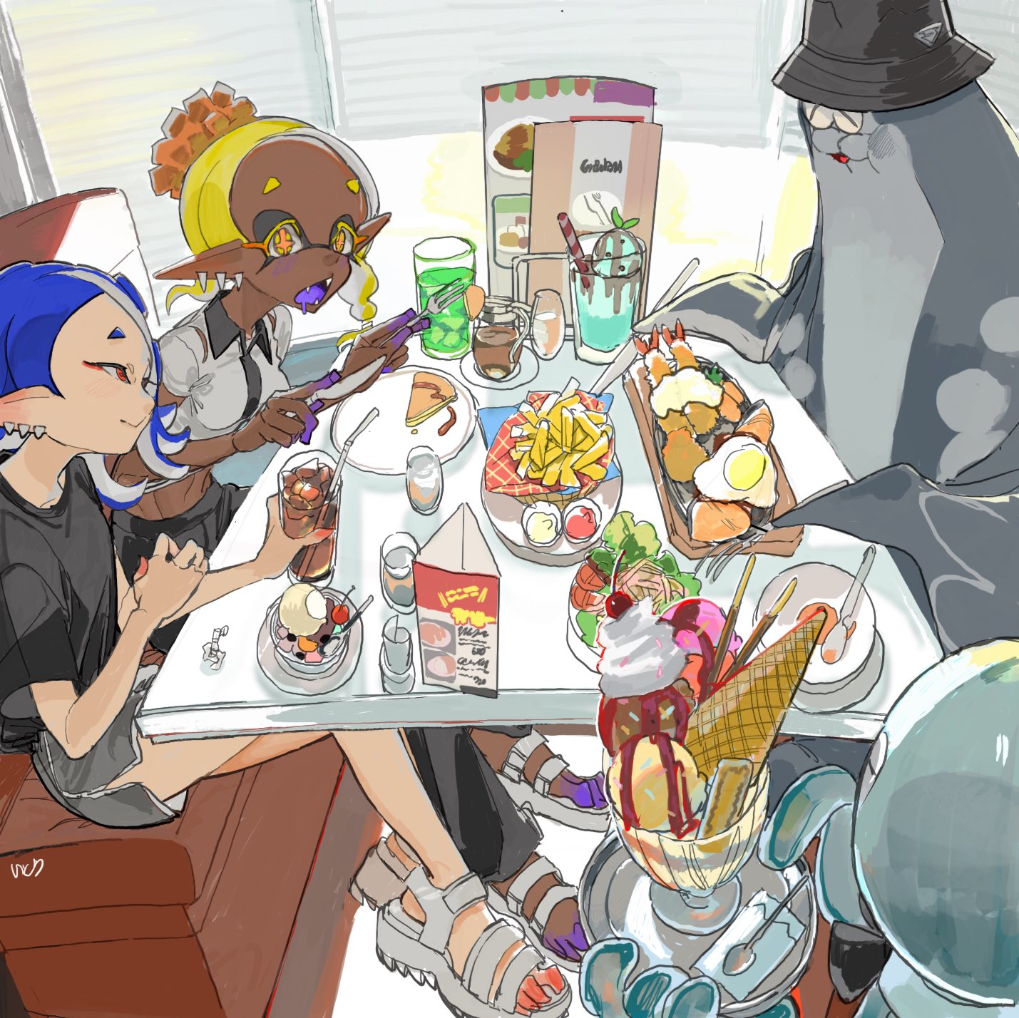 Deep Cut (Splatoon) Image by ikanoohaka 4063479 Zerochan Anime Image