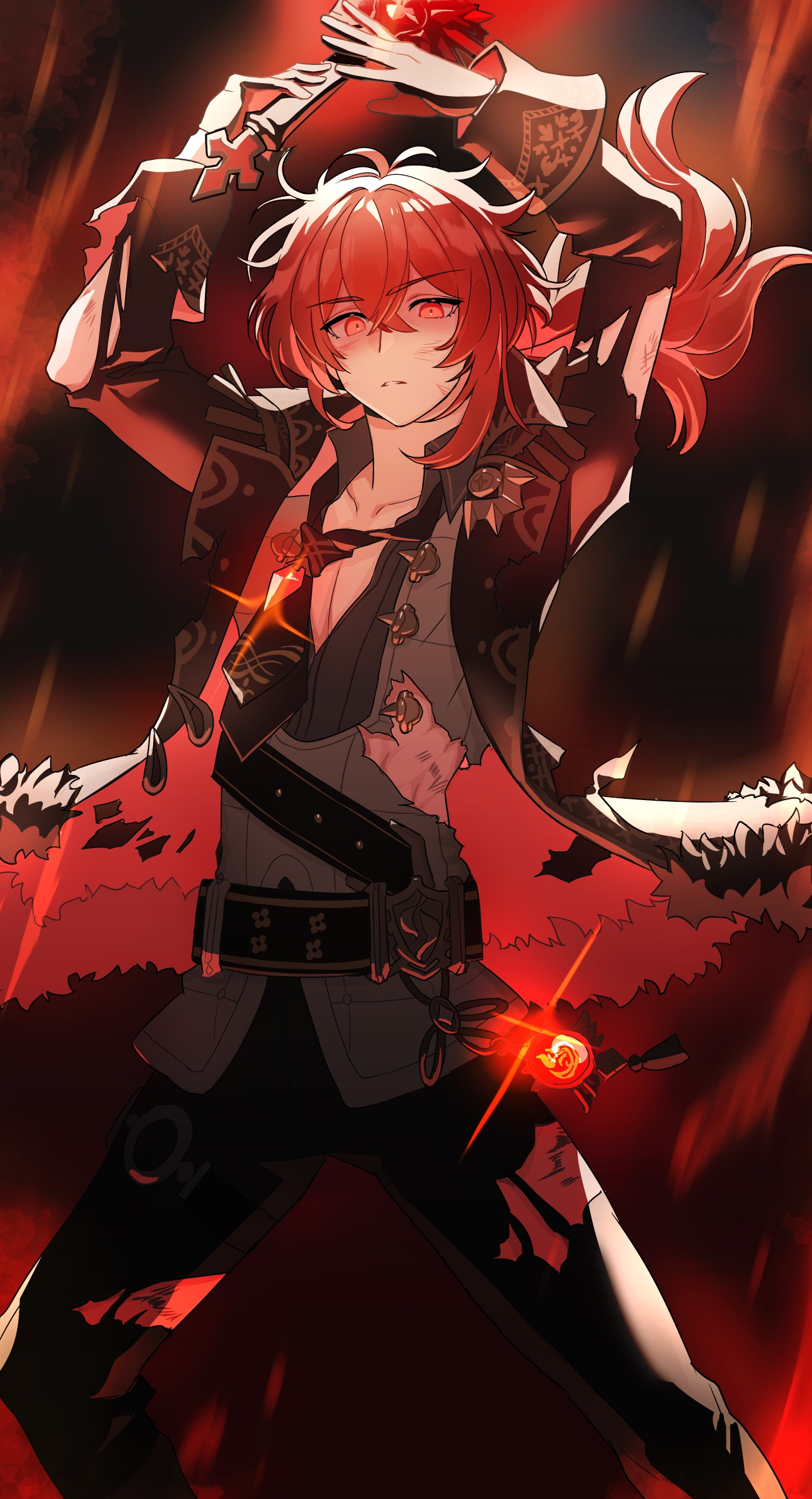 Diluc Ragnvindr - Genshin Impact - Image by lllkalllwalll #3874597