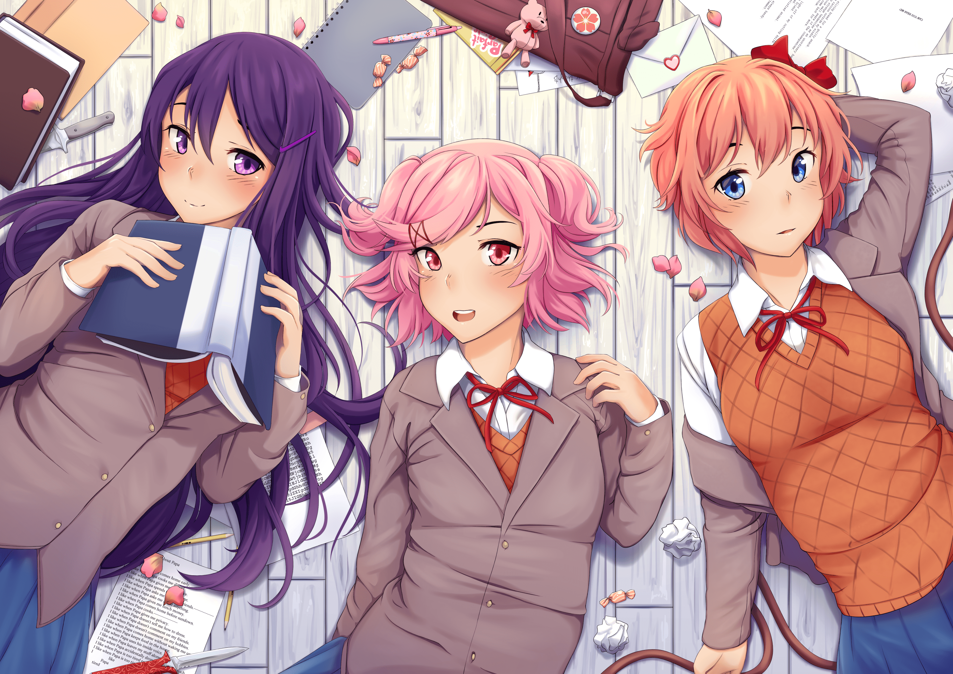 Doki Doki Literature Club! Image 2634180 Zerochan Anime Image Board