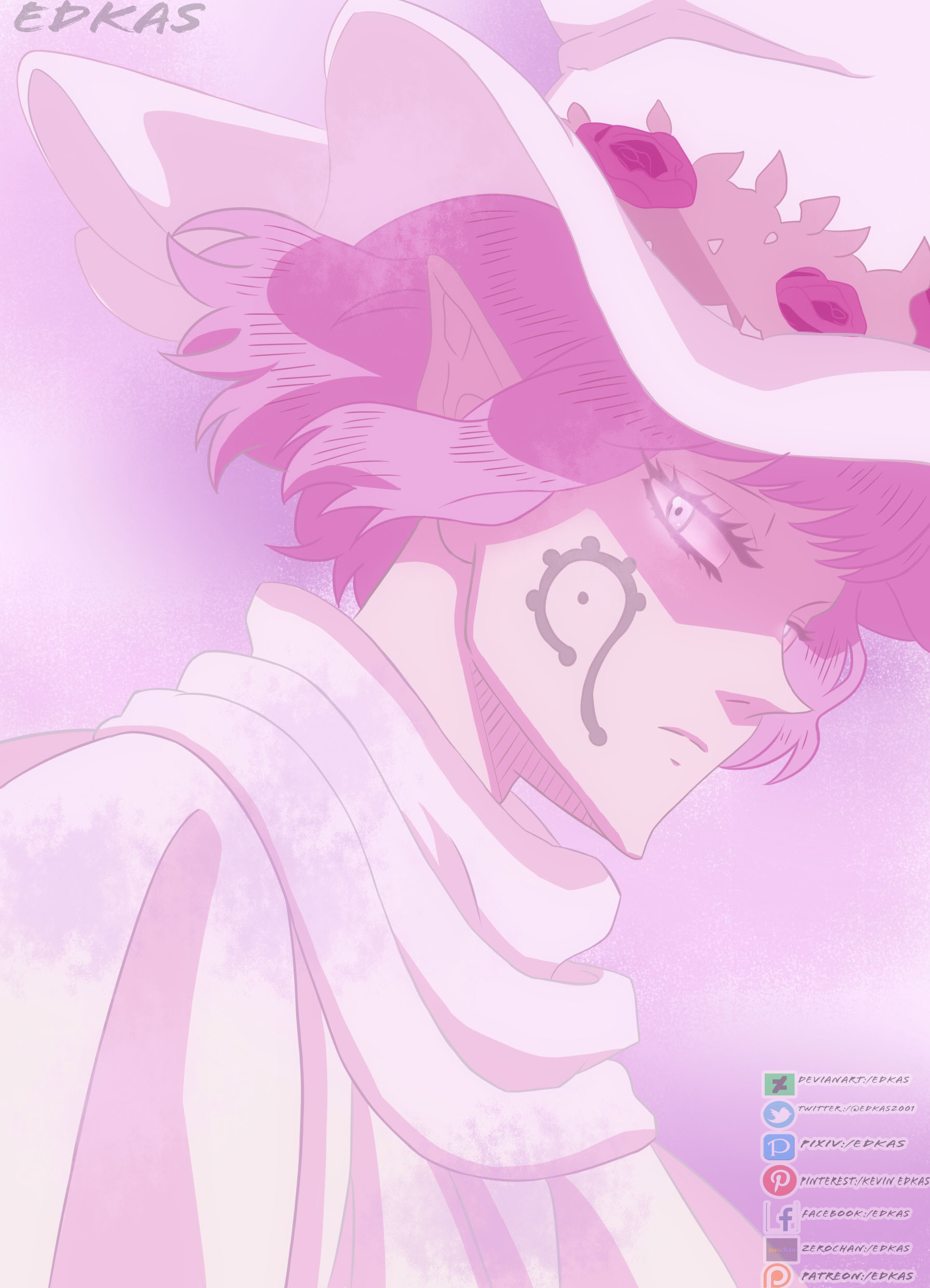 Black Clover Dorothy Unsworth Wallpaper She runs the coral peacock