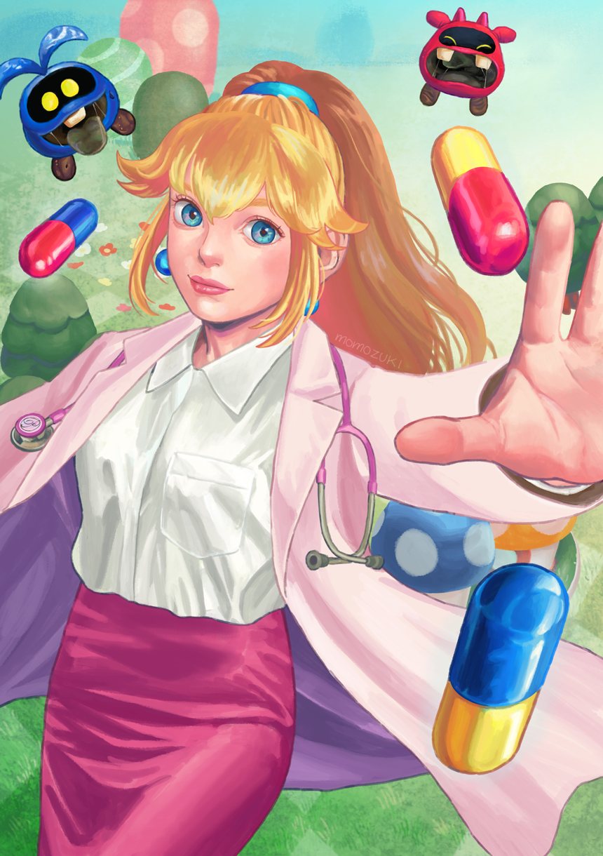Dr. Peach Princess Peach Image by Momozuki255 3611326 Zerochan