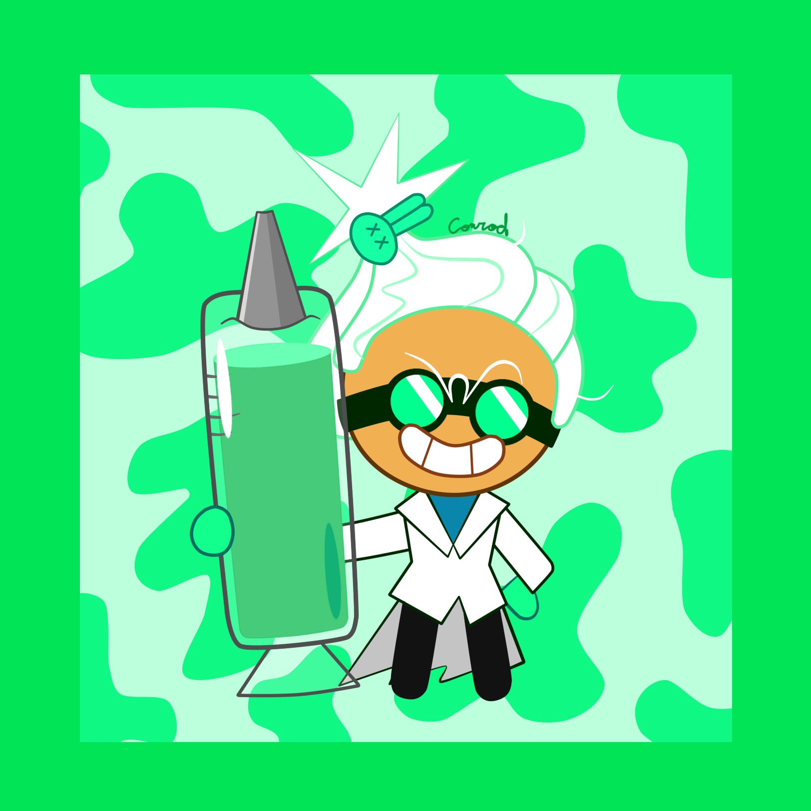 Dr. Wasabi Cookie Cookie Run OvenBreak Image by BlueberryCamille