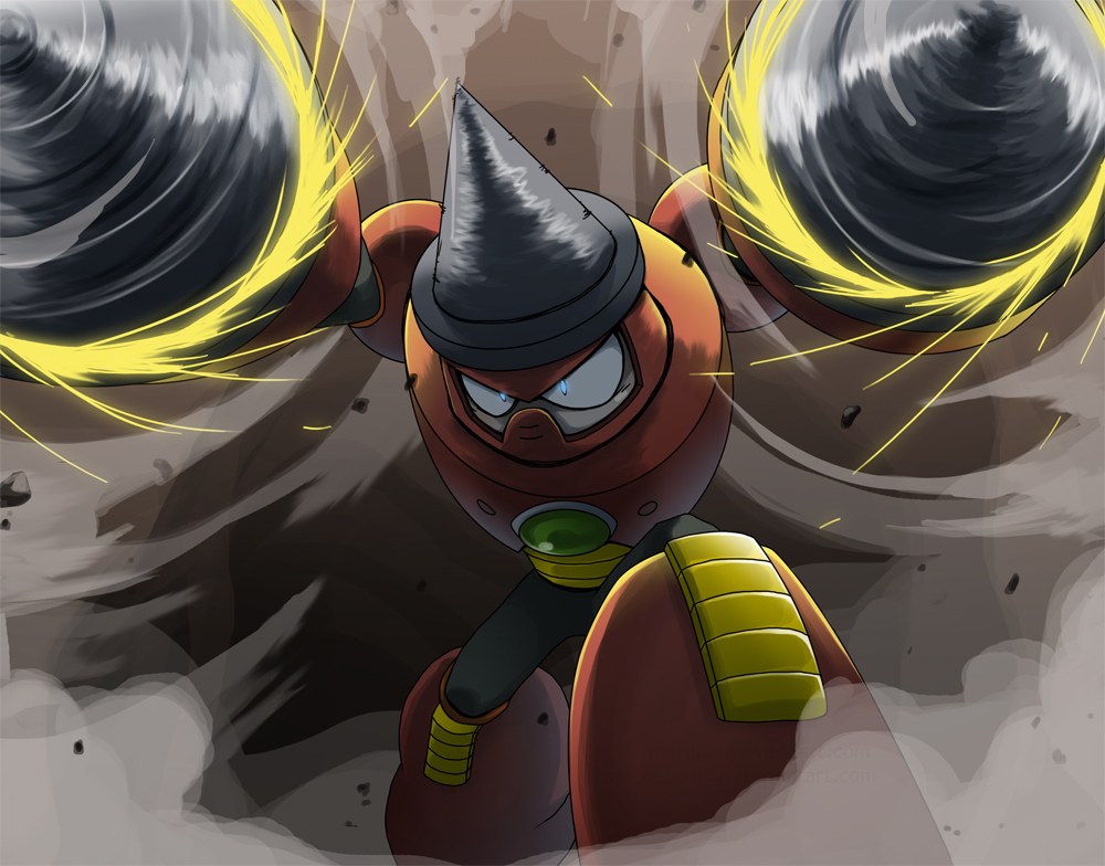 Drillman Rockman Zerochan Anime Image Board