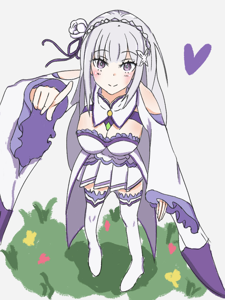 Emilia ReZero Kara Hajimeru Isekai Seikatsu Image by Pixiv Id