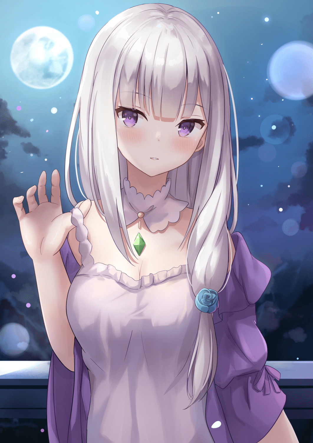 Emilia - Re:Zero Kara Hajimeru Isekai Seikatsu - Image by Nishizawa (nonono-tabako) #3558501