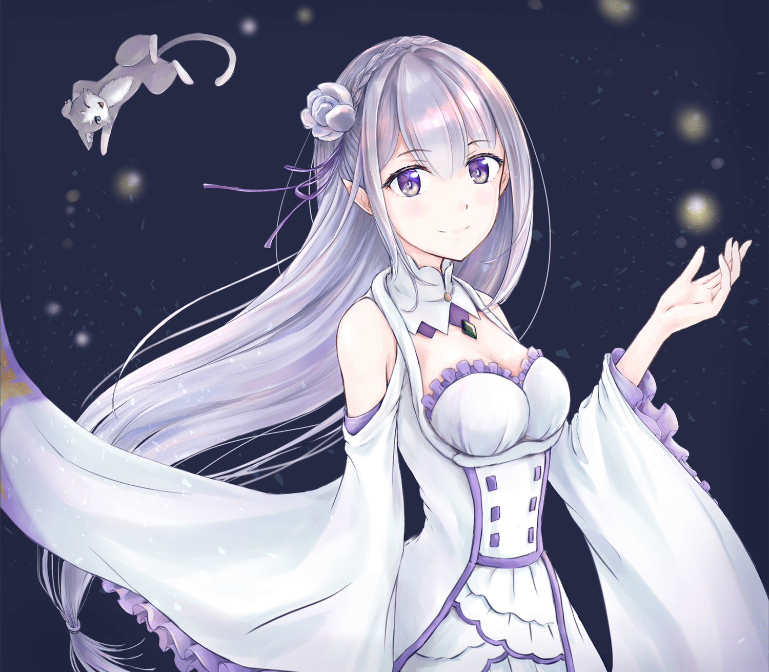 Emilia ReZero Kara Hajimeru Isekai Seikatsu Image by kototomari