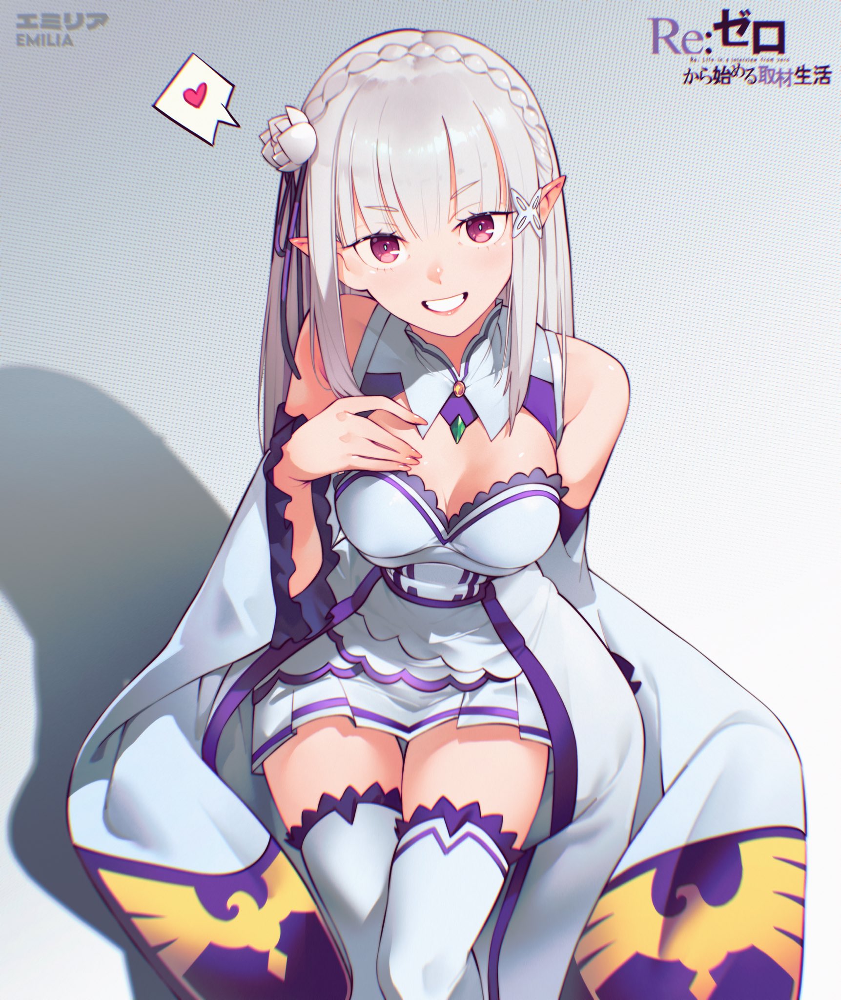 Emilia - Re:Zero Kara Hajimeru Isekai Seikatsu - Image by cesar art456
