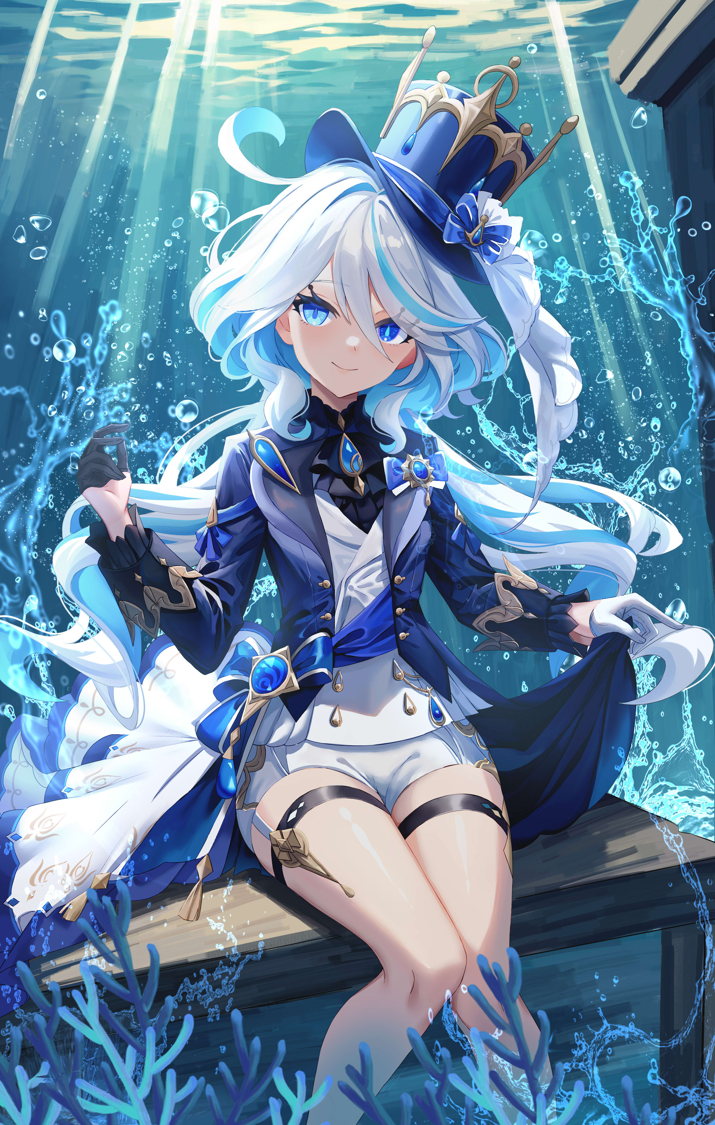Furina - Genshin Impact - Image by Alaya #4015968 - Zerochan Anime