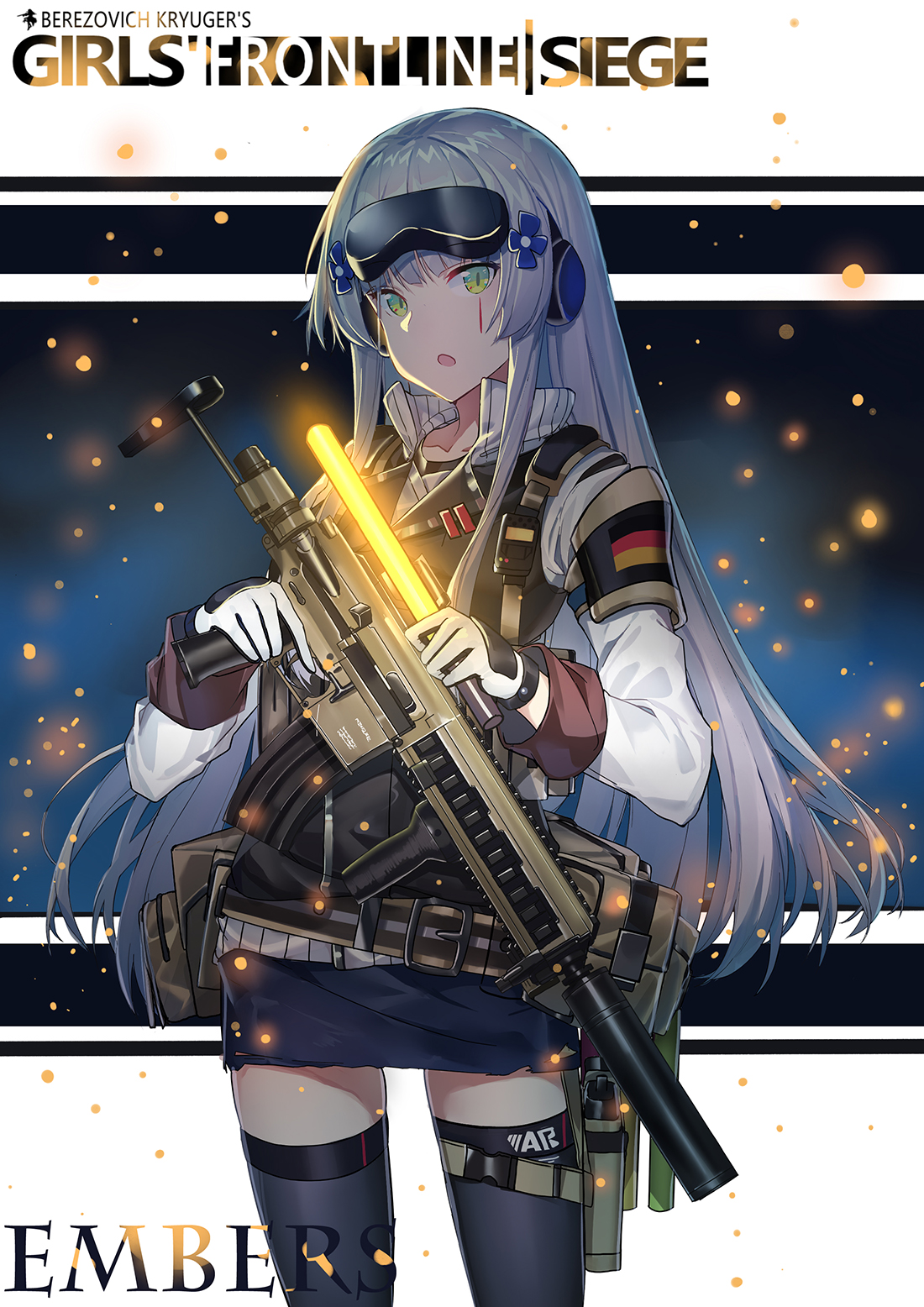HK416 (Girls Frontline) Image by WARG 2336758 Zerochan Anime Image Board