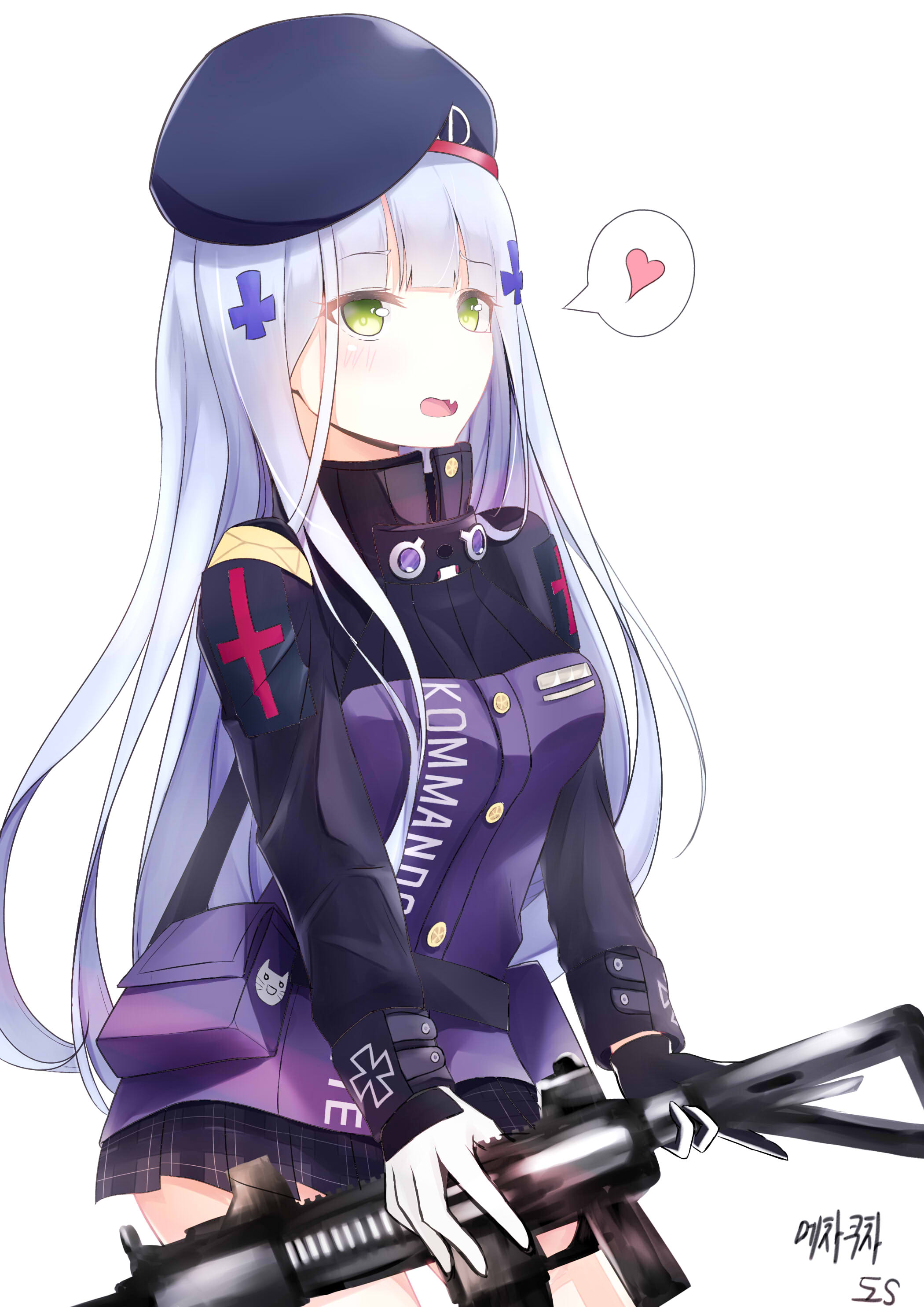 HK416 (Girls Frontline) Image by alswp6508 2446263 Zerochan Anime Image Board