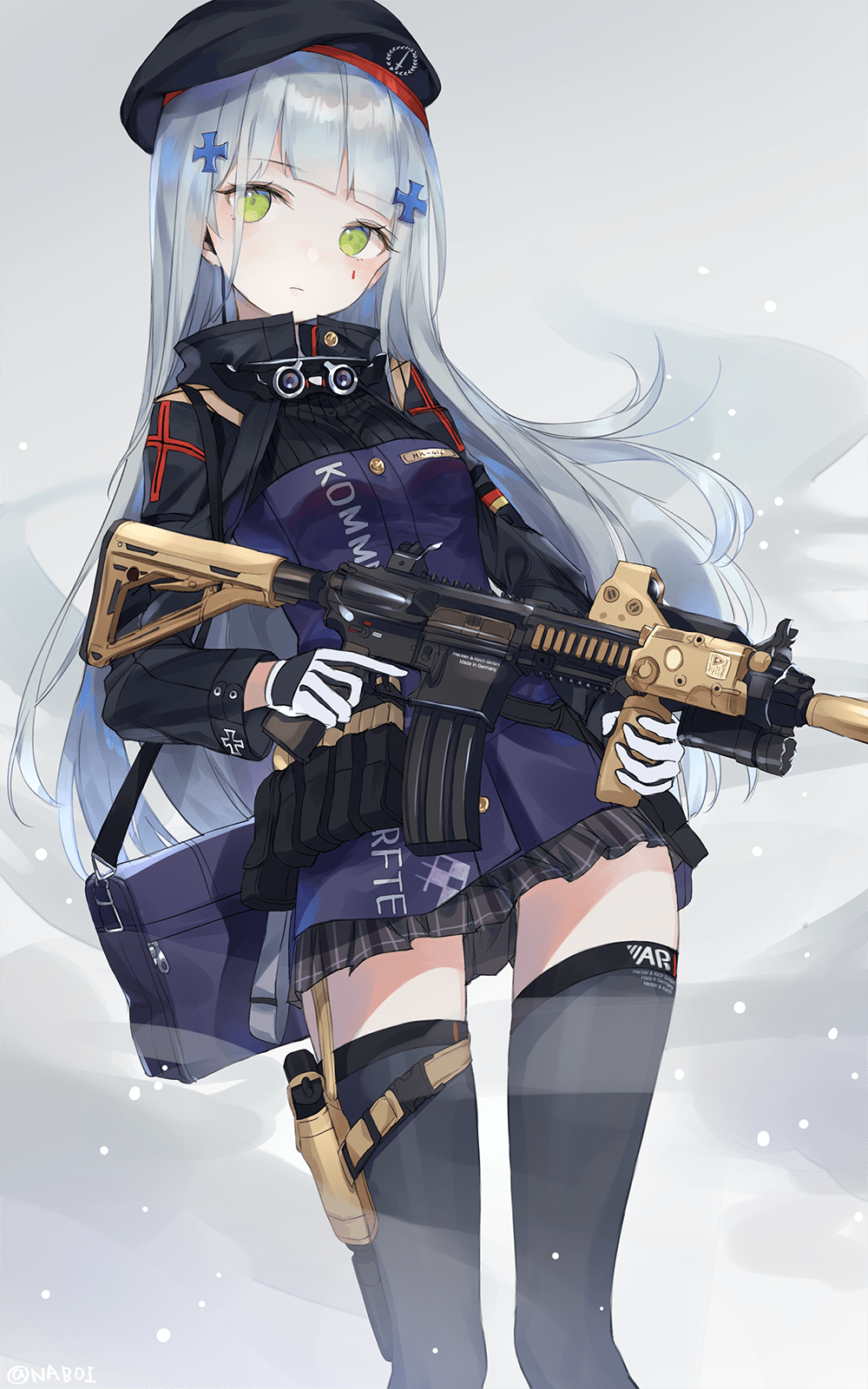 HK416 (Girls Frontline) Mobile Wallpaper by Nabi (Artist) 2587265 Zerochan Anime Image Board
