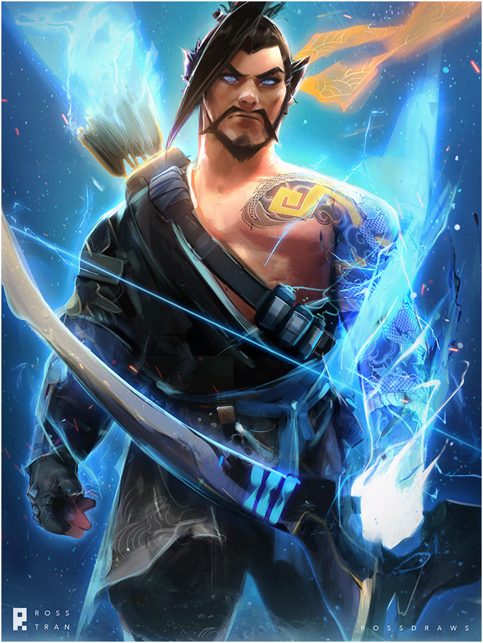 Hanzo (Overwatch) Image 2227895 Zerochan Anime Image Board