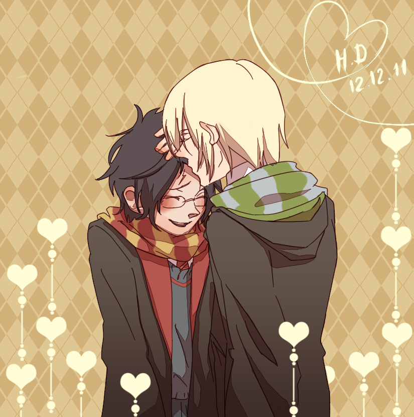 Harry Potter And Draco Malfoy Kissing