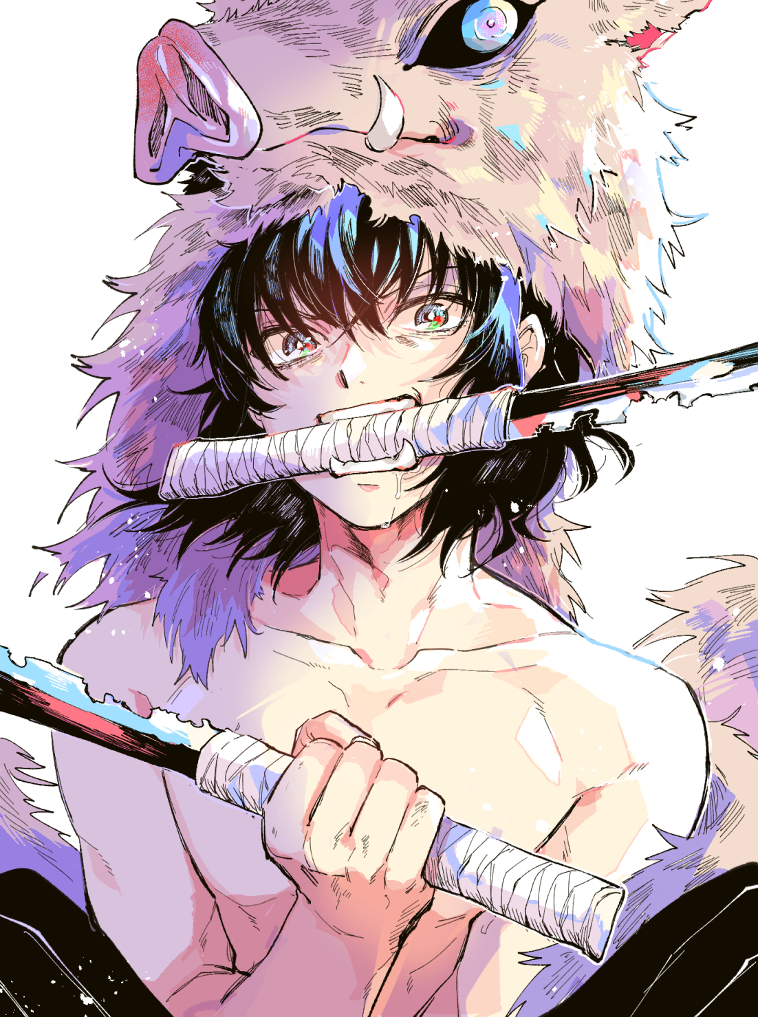 Hashibira Inosuke - Kimetsu no Yaiba - Image by snt #2668366 - Zerochan