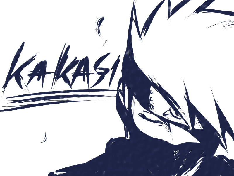 Cool Kakashi Wallpapers Black And White