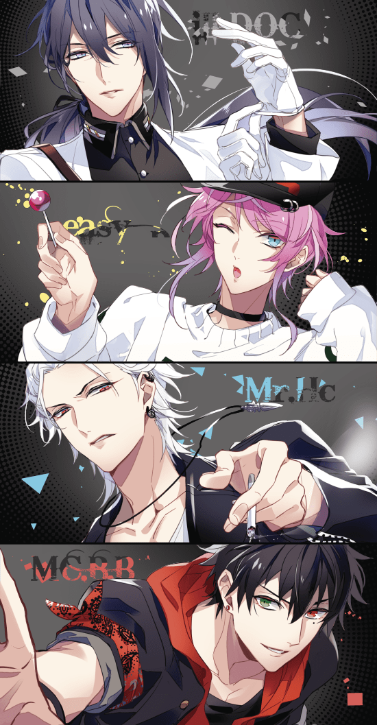 Hypnosis Microphone Characters Their leader is ichiro yamada and their