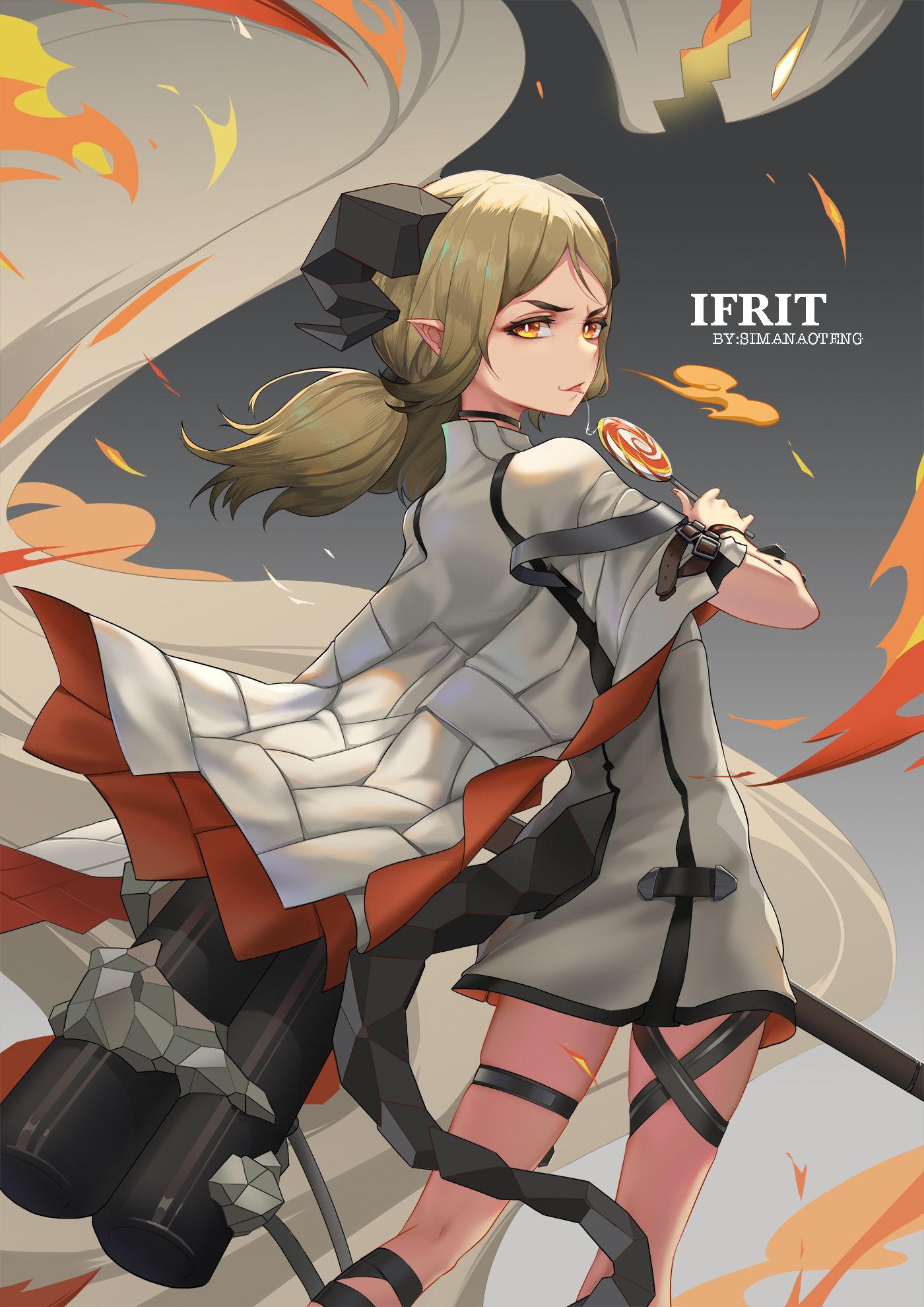 Ifrit (Arknights) Image 2593031 Zerochan Anime Image Board