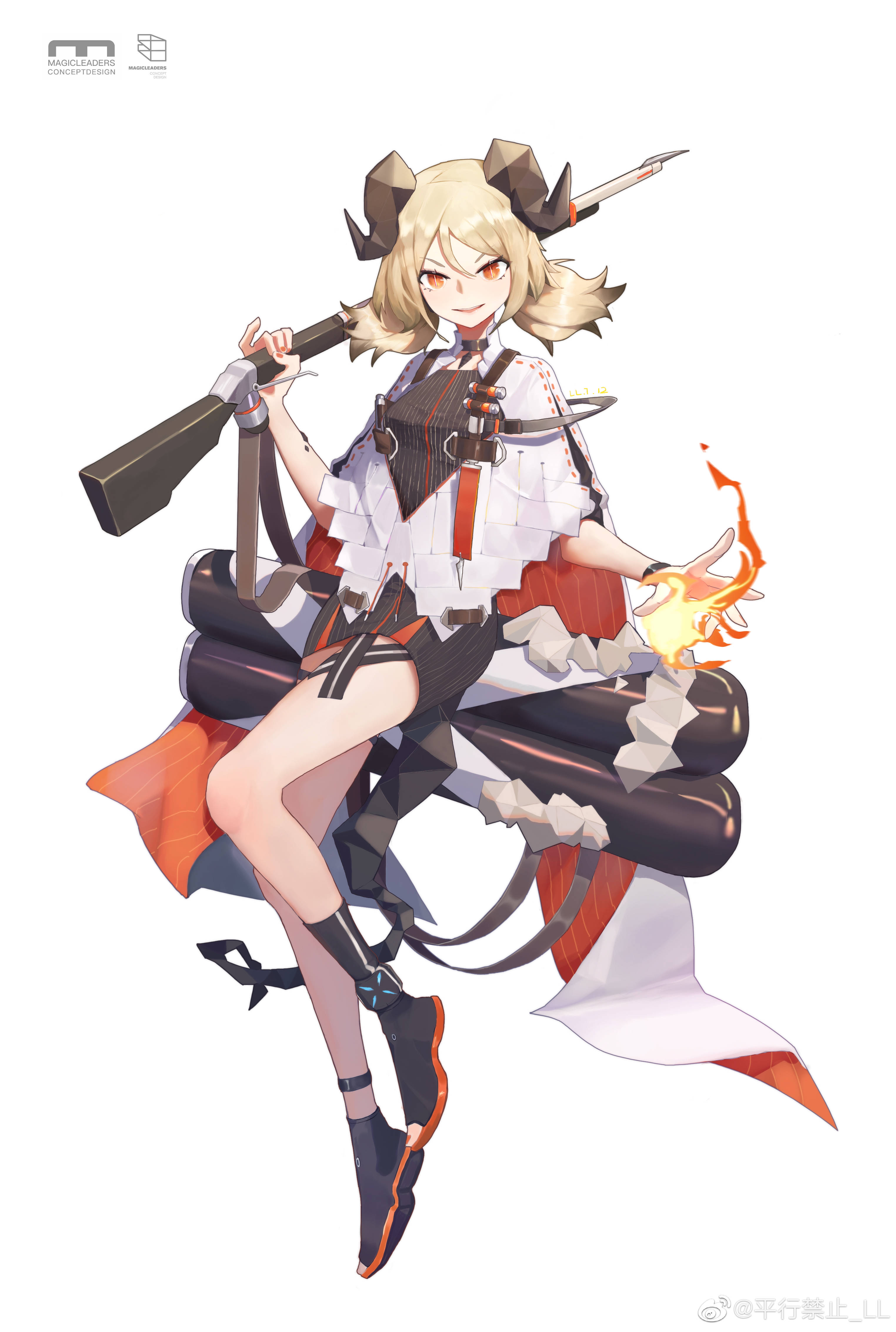Ifrit (Arknights) Image by Pixiv Id 44898758 3007939 Zerochan Anime
