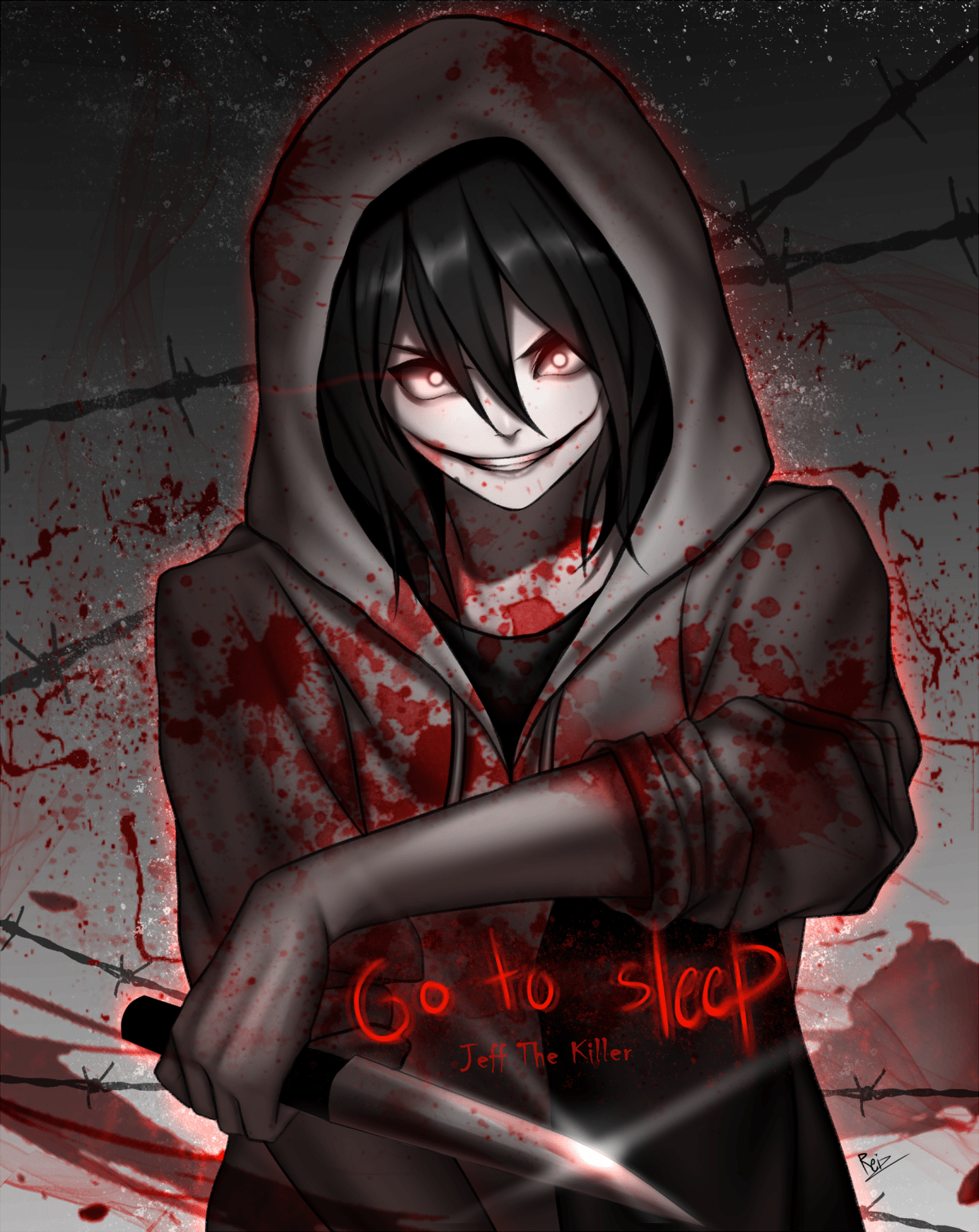 Jeff the Killer Creepypasta Image by ReizDrawing 2442293