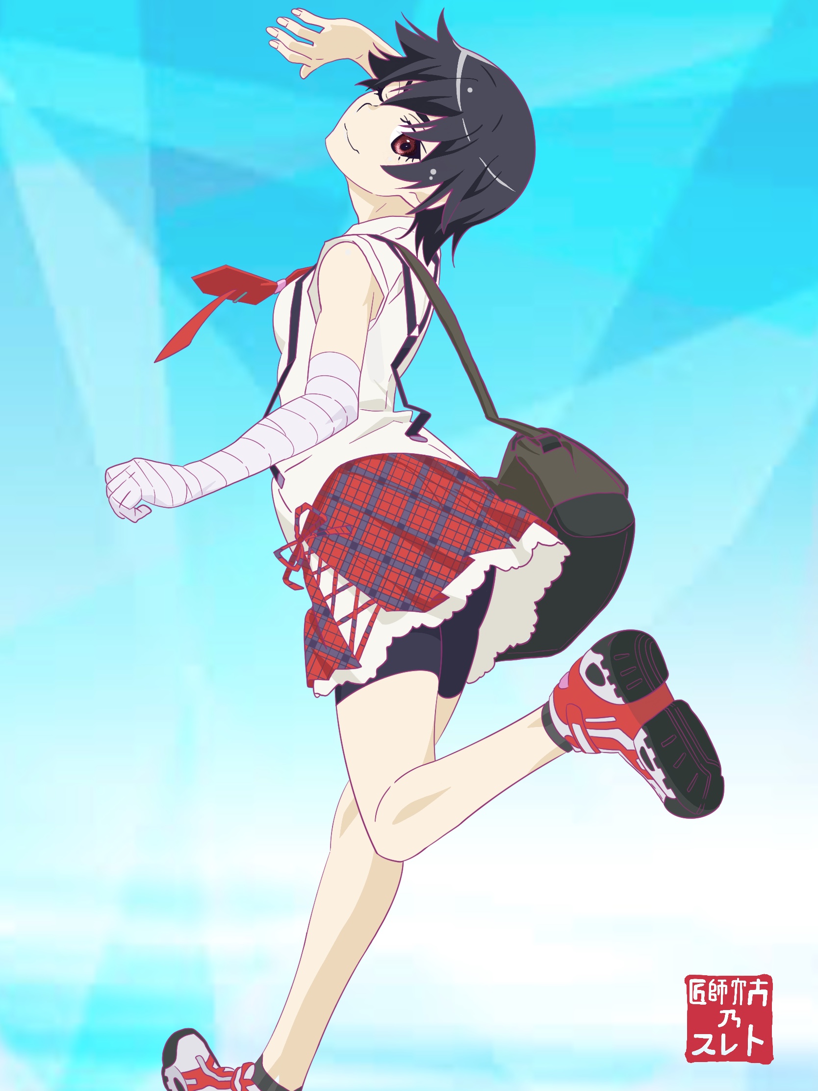 Kanbaru Suruga Bakemonogatari Image 2943475 Zerochan Anime Image