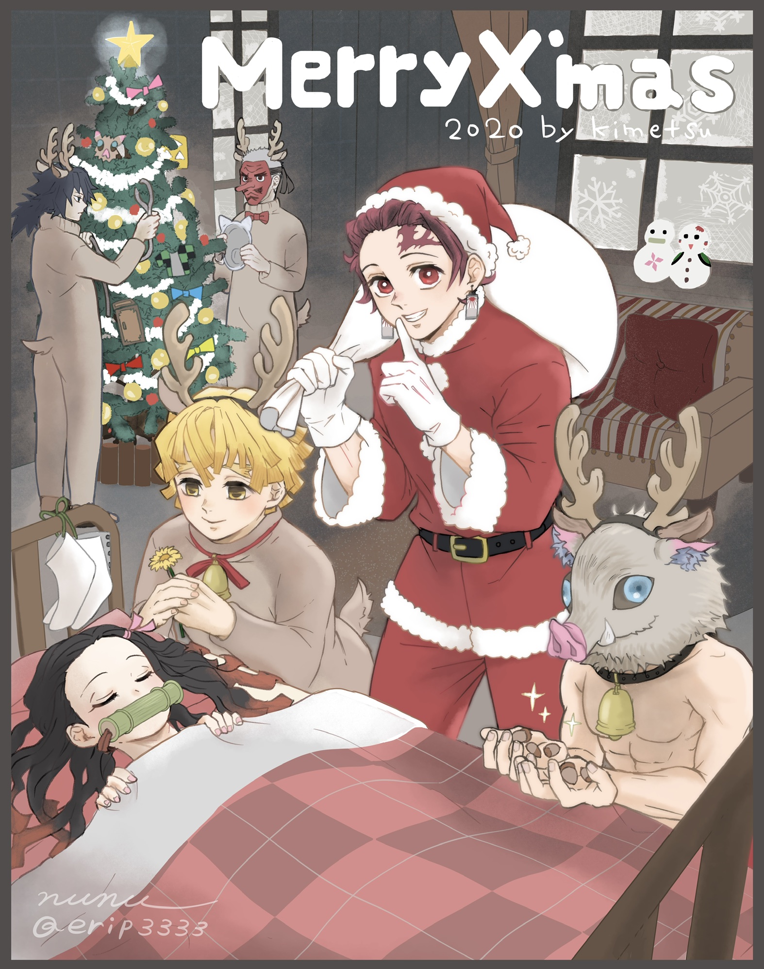 Slayer Christmas Cards Christmas page 13 of 737 Zerochan Anime Image Board