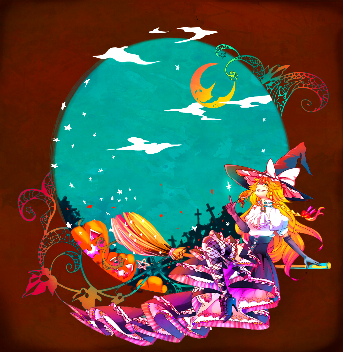 Kirisame Marisa (Marisa Kirisame) Touhou Image by Yuura 1275791