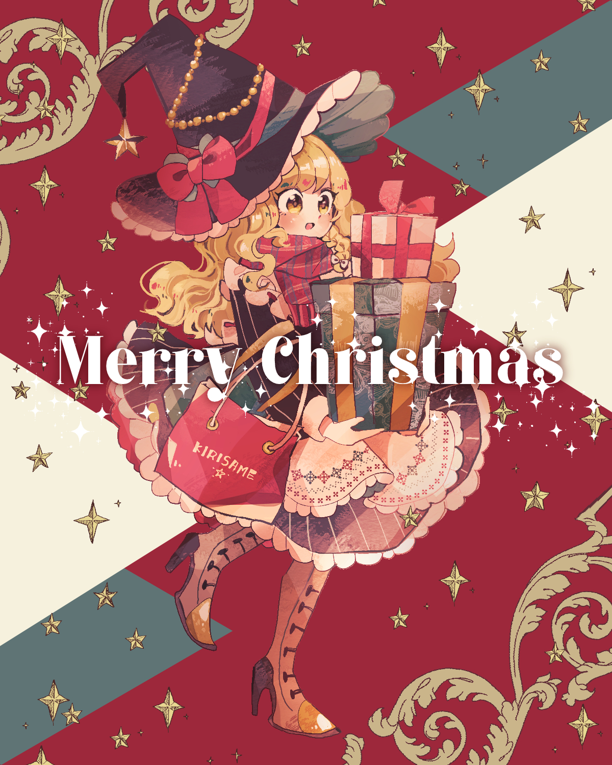 Kirisame Marisa (Marisa Kirisame) Touhou Mobile Wallpaper by ratto