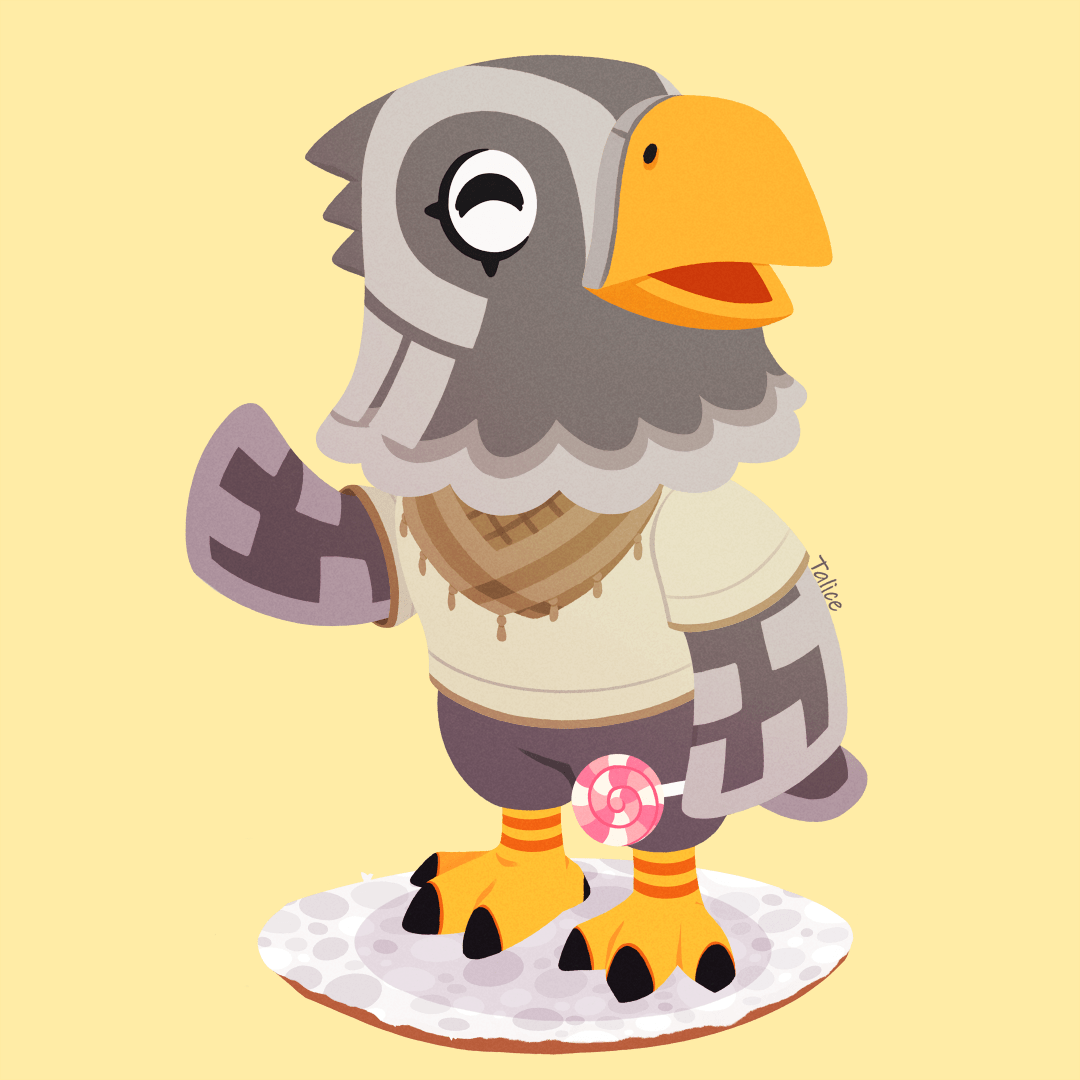 Kusukecha (Avery (animal Crossing)) Doubutsu no Mori Wallpaper by