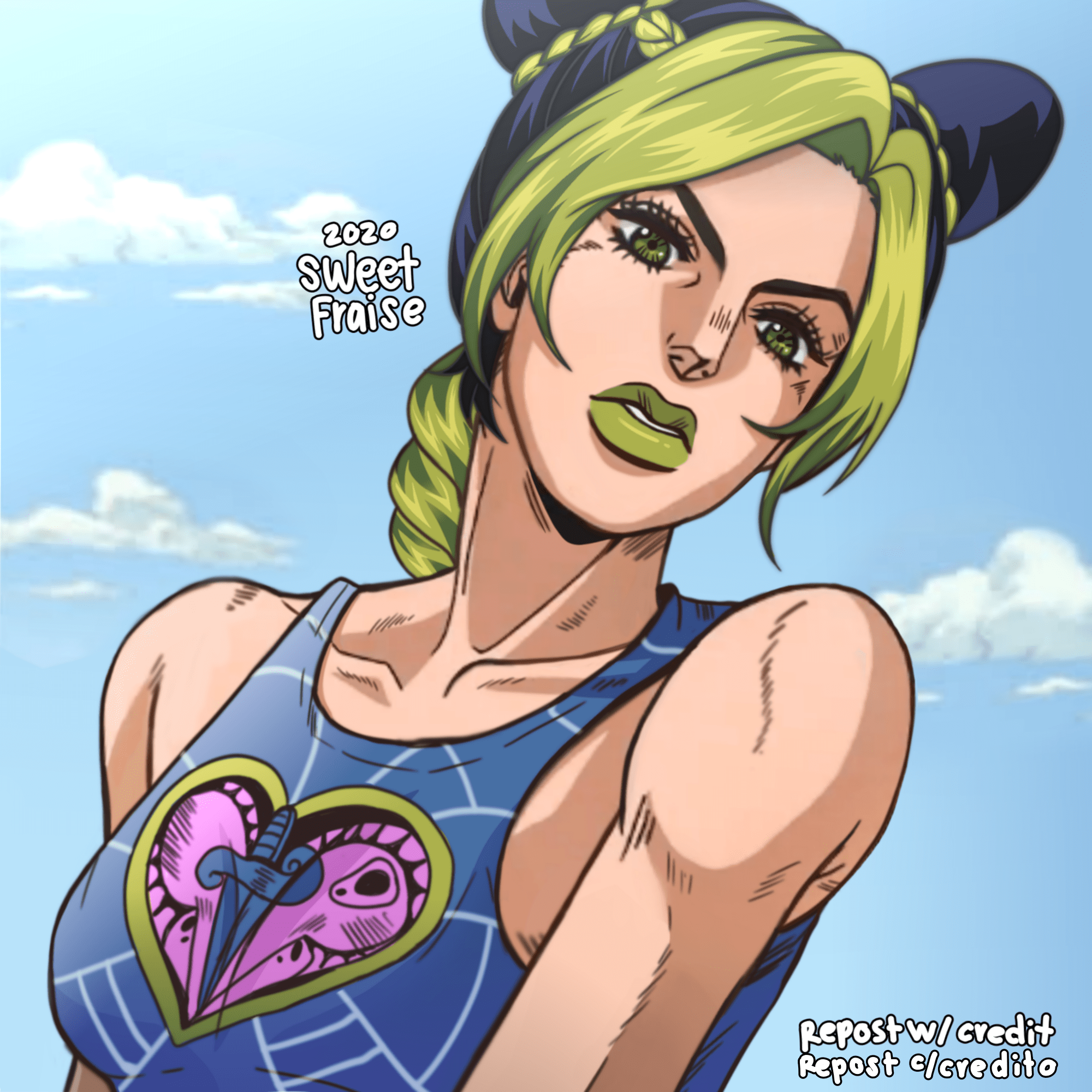 Kuujou Jolyne Stone Ocean Image by Pixiv Id 12425313 3236155