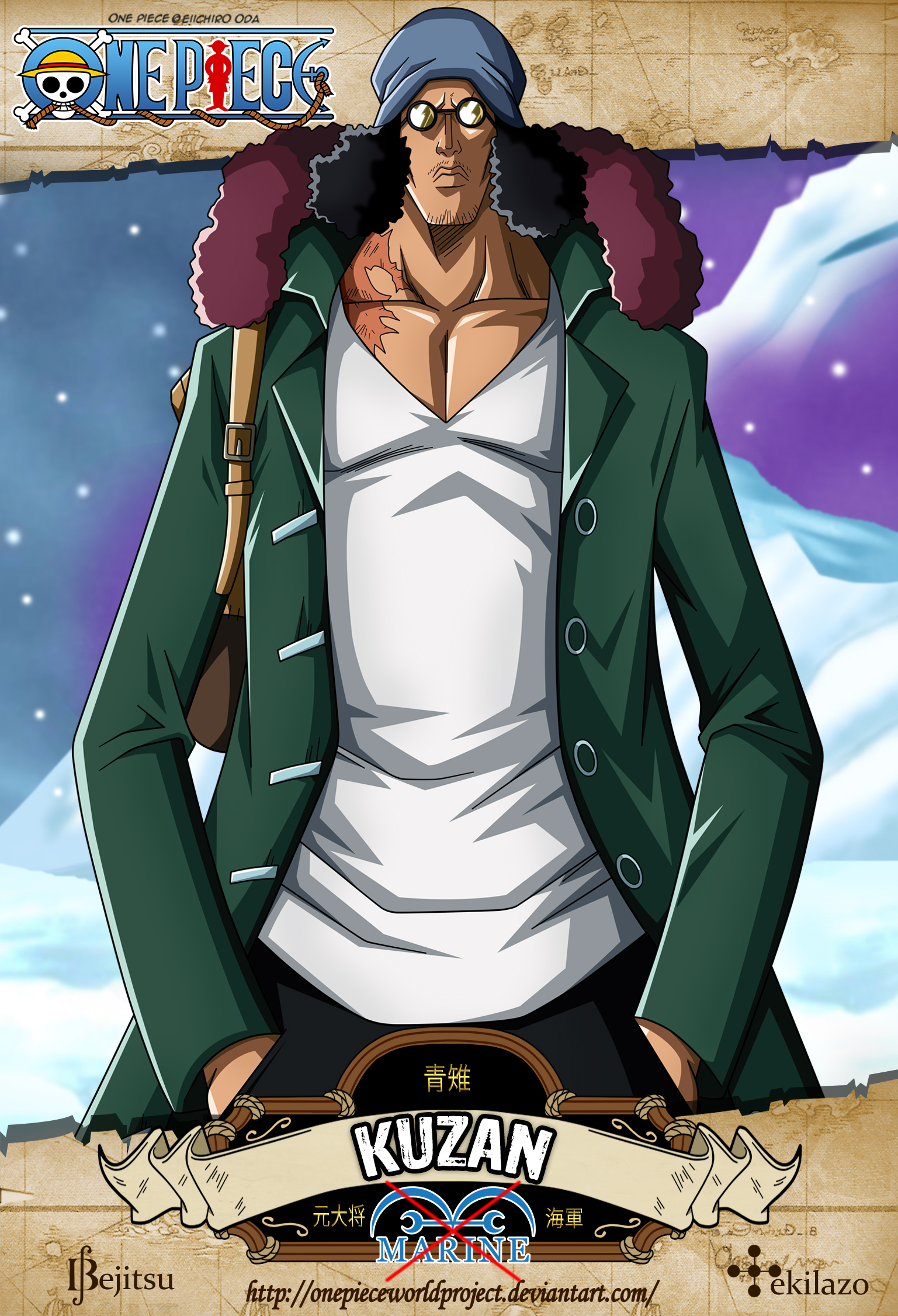 Kuzan ONE PIECE Image by Bejitsu 2144297 Zerochan Anime Image Board