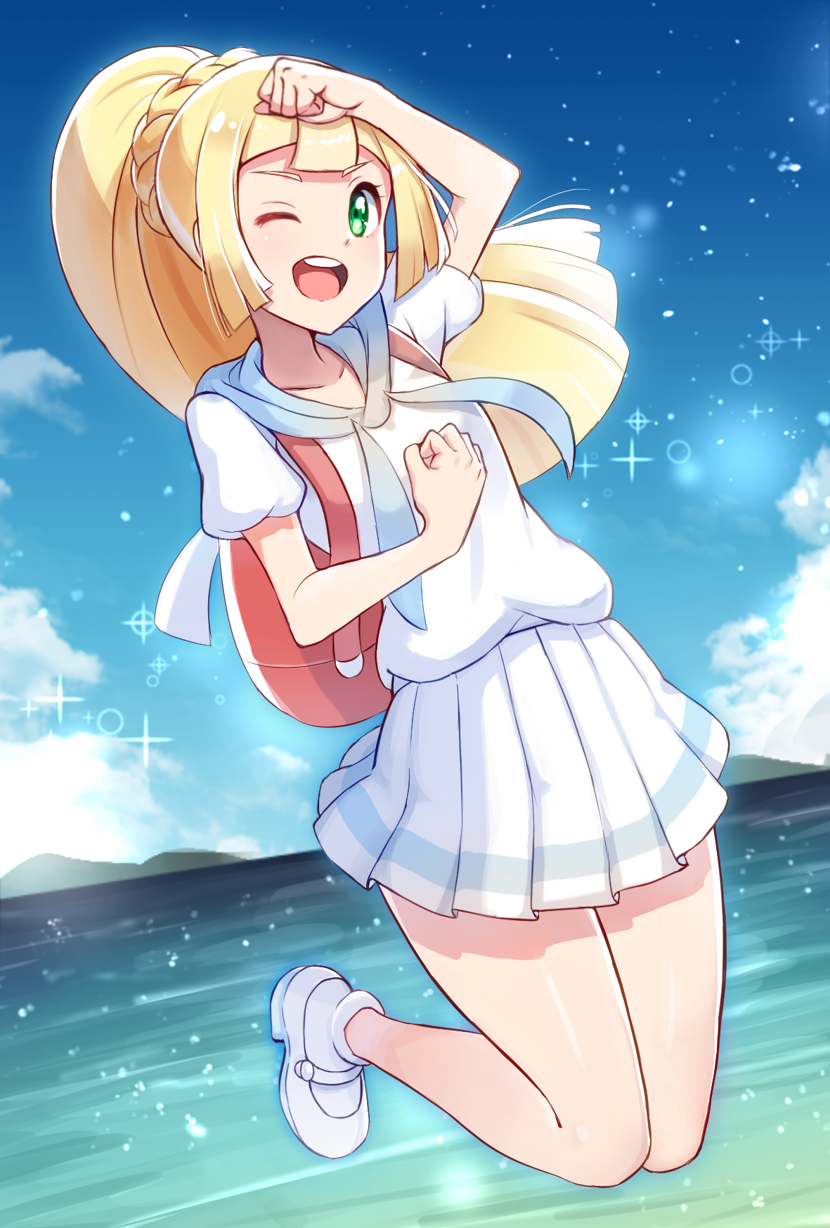 Lillie (Pokémon) - Pokémon Sun & Moon - Image by Yasu Suupatenin