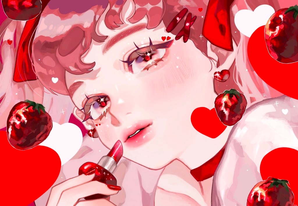 Lip Gloss Make Up Image by moon oO8 3910109 Zerochan Anime Image