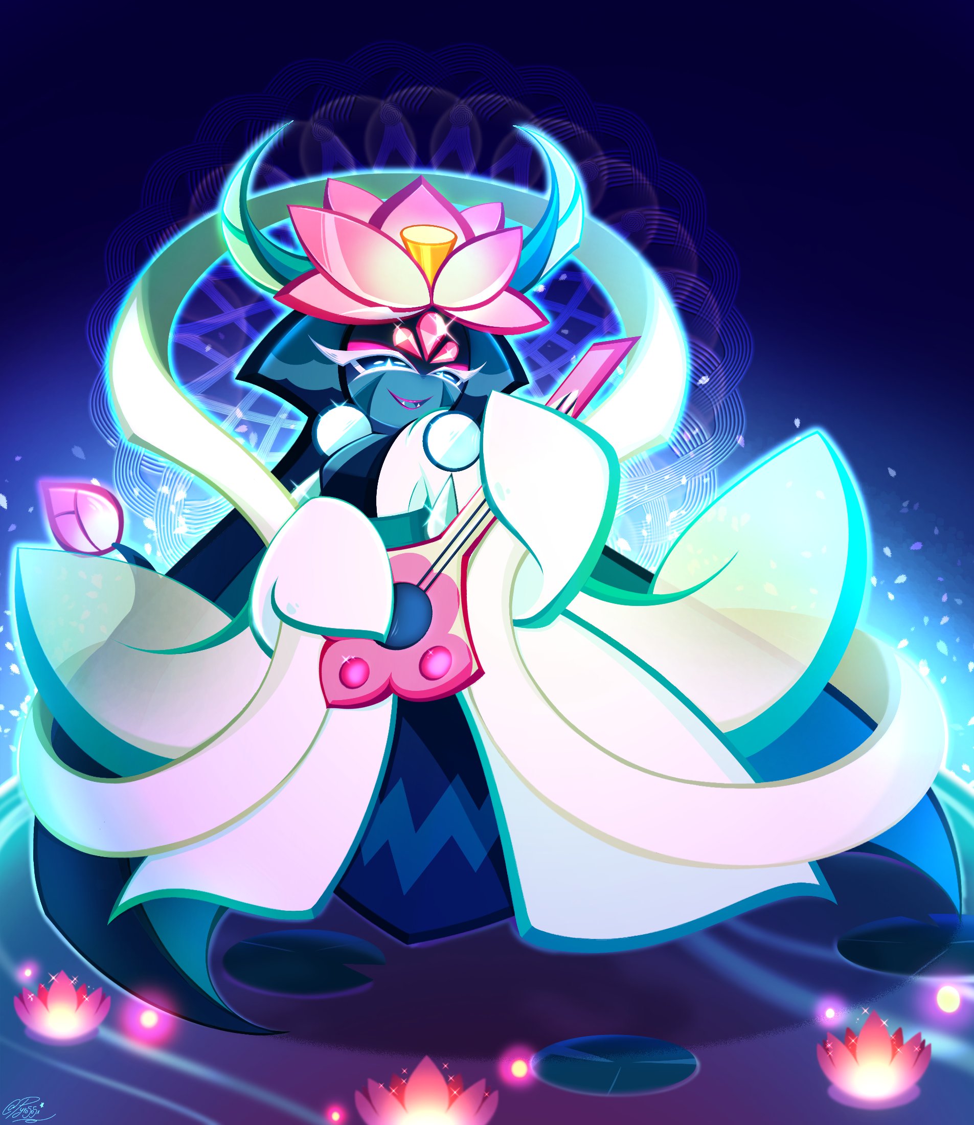 Lotus Dragon Cookie Cookie Run OvenBreak Image by Pyro5o5x