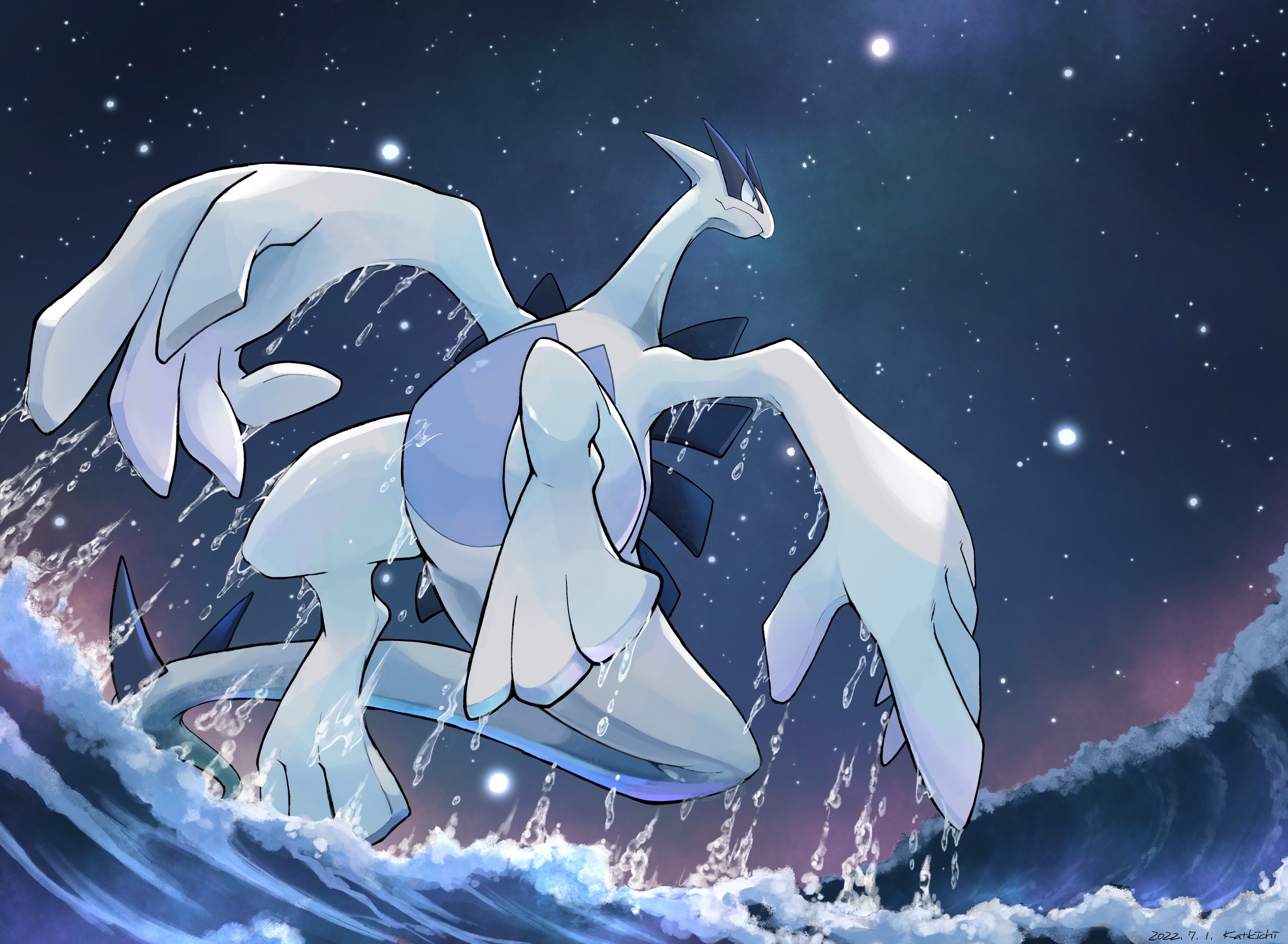Lugia Pokémon Image by Katkichi 3775619 Zerochan Anime Image Board
