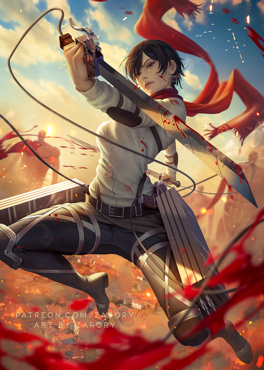 Mikasa Ackerman - Attack on Titan - Image by Zarory #4046183 - Zerochan Anime Image Board