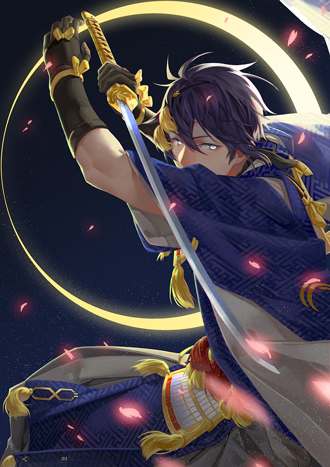 Mikazuki Munechika Touken Ranbu Mobile Wallpaper