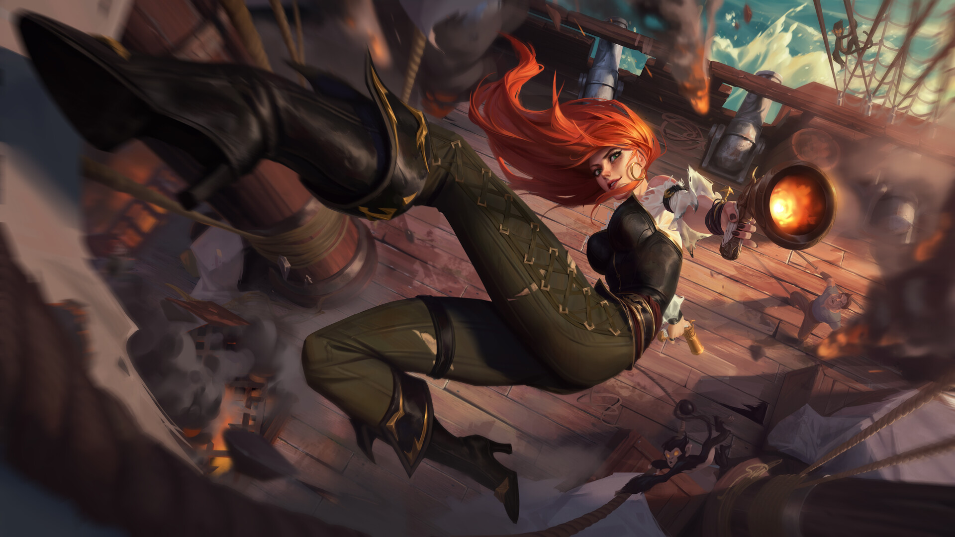 Miss Fortune - League of Legends - HD Wallpaper by Naifan Zhang