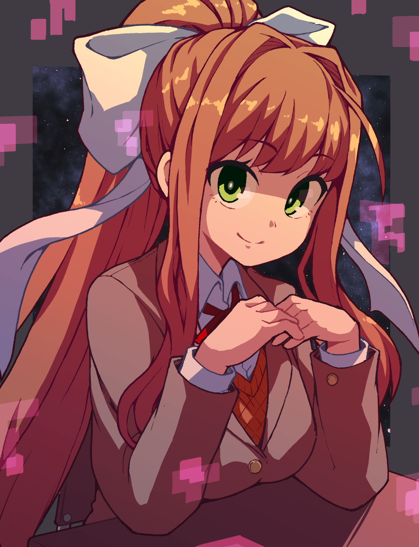 Monika (Doki Doki Literature Club!) Image #2658032 - Zerochan Anime