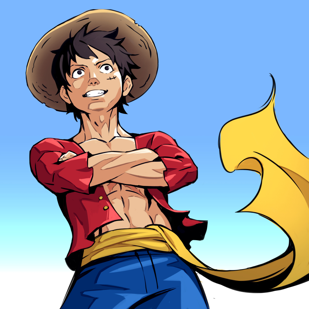 Monkey D. Luffy ONE PIECE Image by Pixiv Id 2477475 2532233