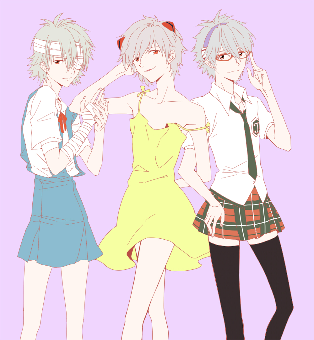 Nagisa Kaworu (Kaworu Nagisa) Neon Genesis Evangelion Image by