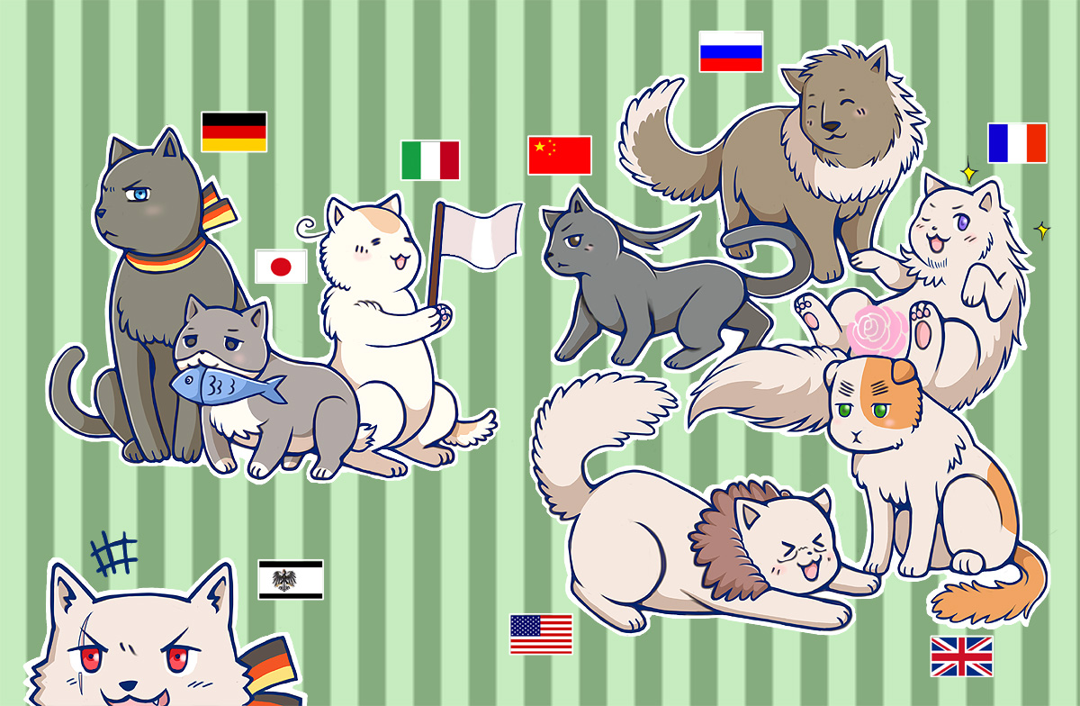 Nekotalia Axis Powers Hetalia Image by Ookami Hitsuji 1077406