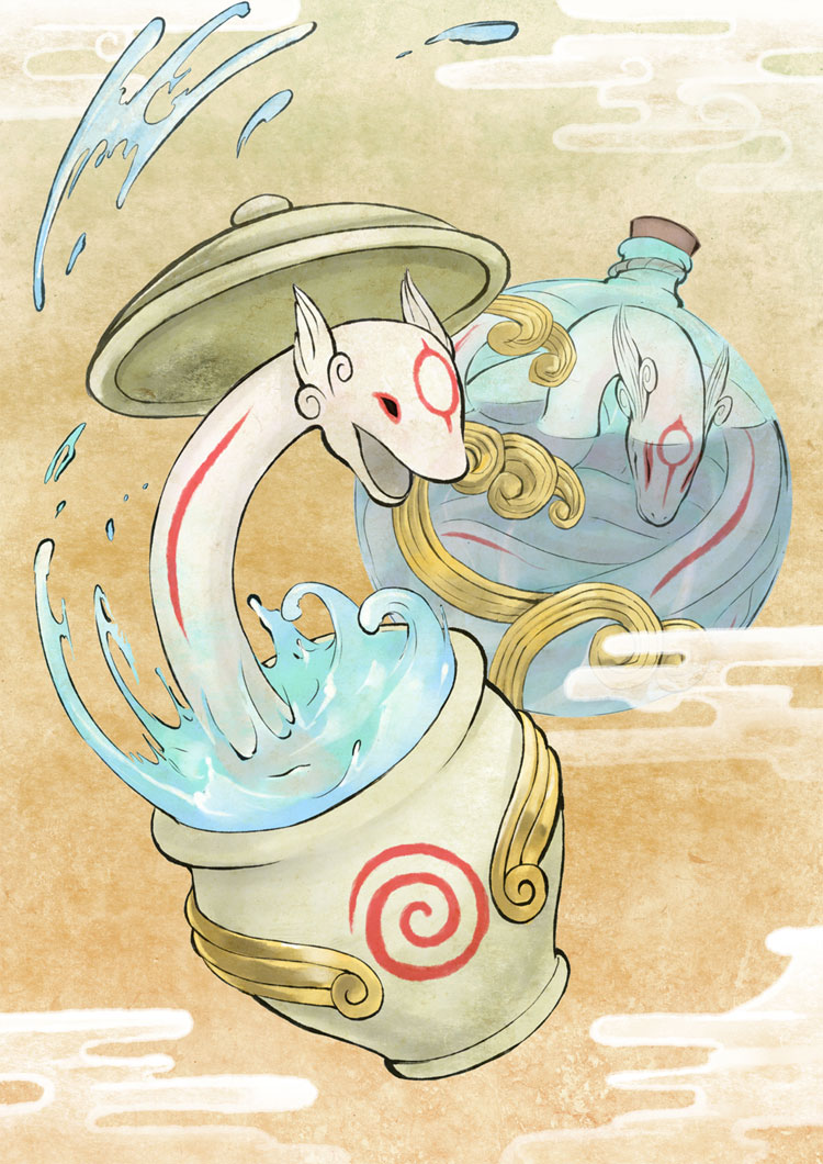 Okami Den Mobile Wallpaper by 370001 Zerochan Anime Image Board
