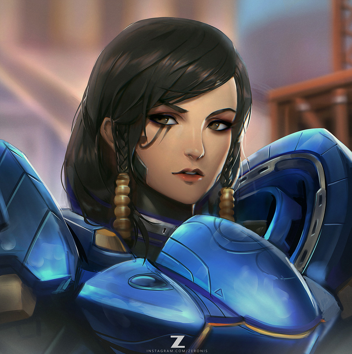 Pharah - Overwatch - Image by ZeroNis #2727198 - Zerochan Anime Image Board