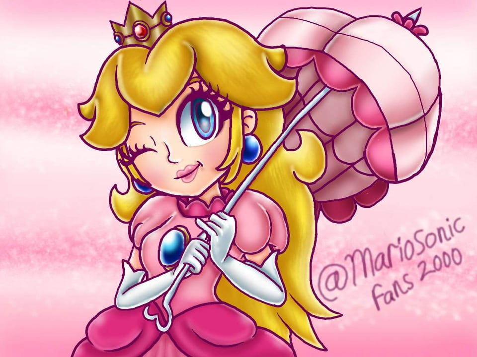 Princess Peach Mario Clip Art