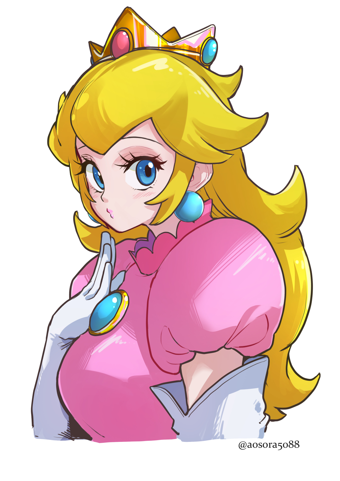 Princess Peach Super Mario Bros. Image by aosora5088 3953416