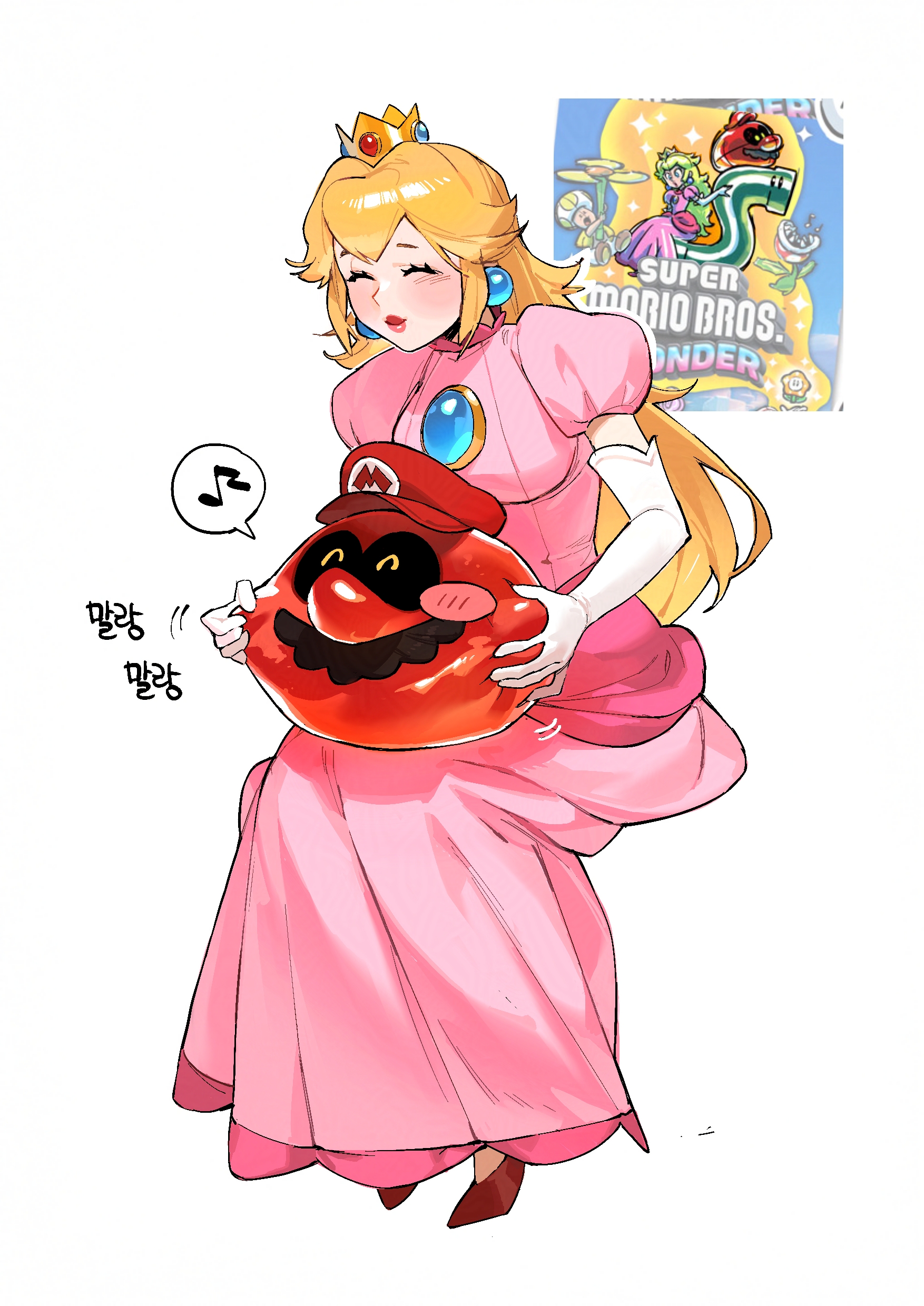 Princess Peach Super Mario Bros. Image by SsuregiGame 4415953(09)