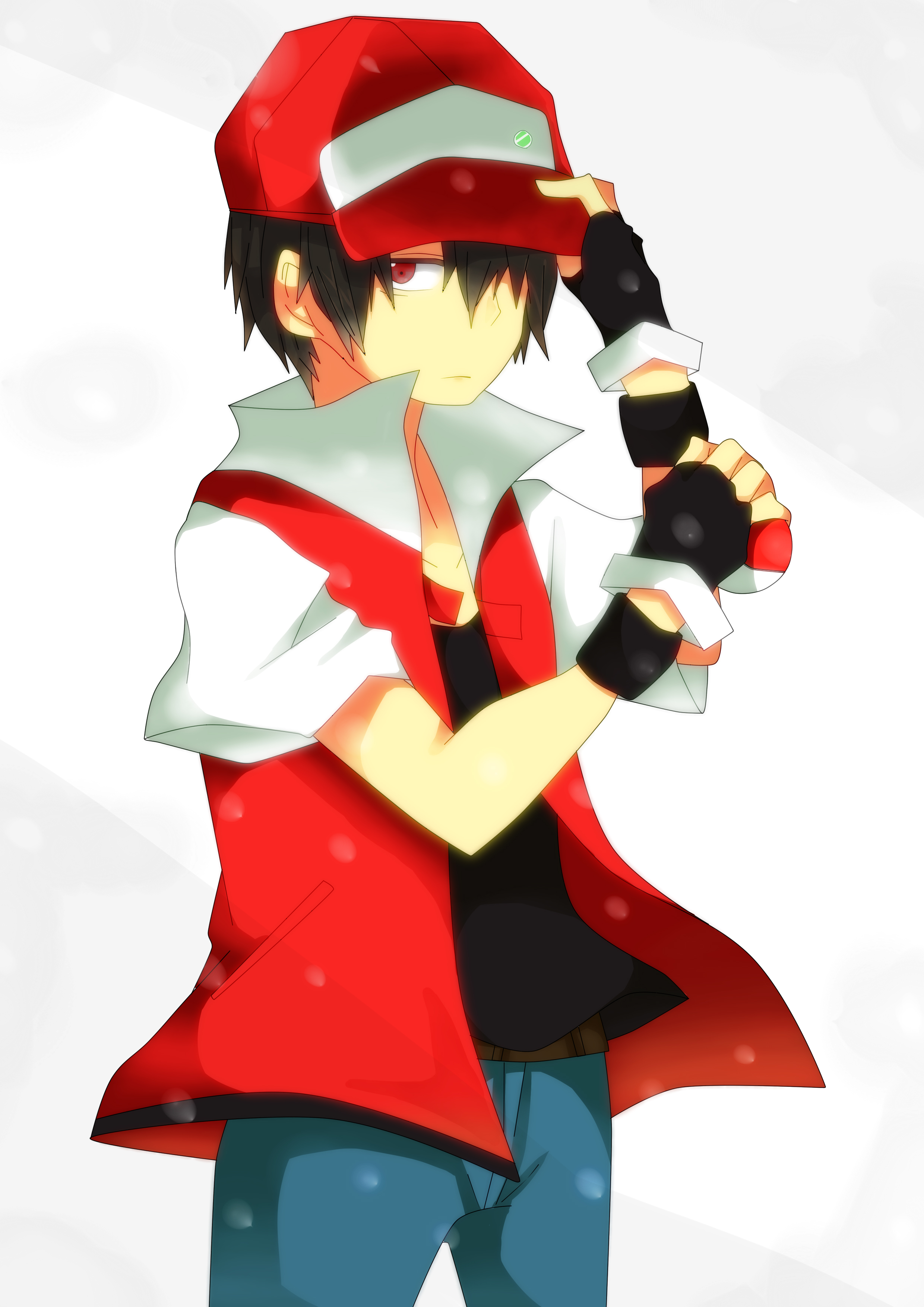 Red (Pokémon) Pokémon Red & Green Mobile Wallpaper